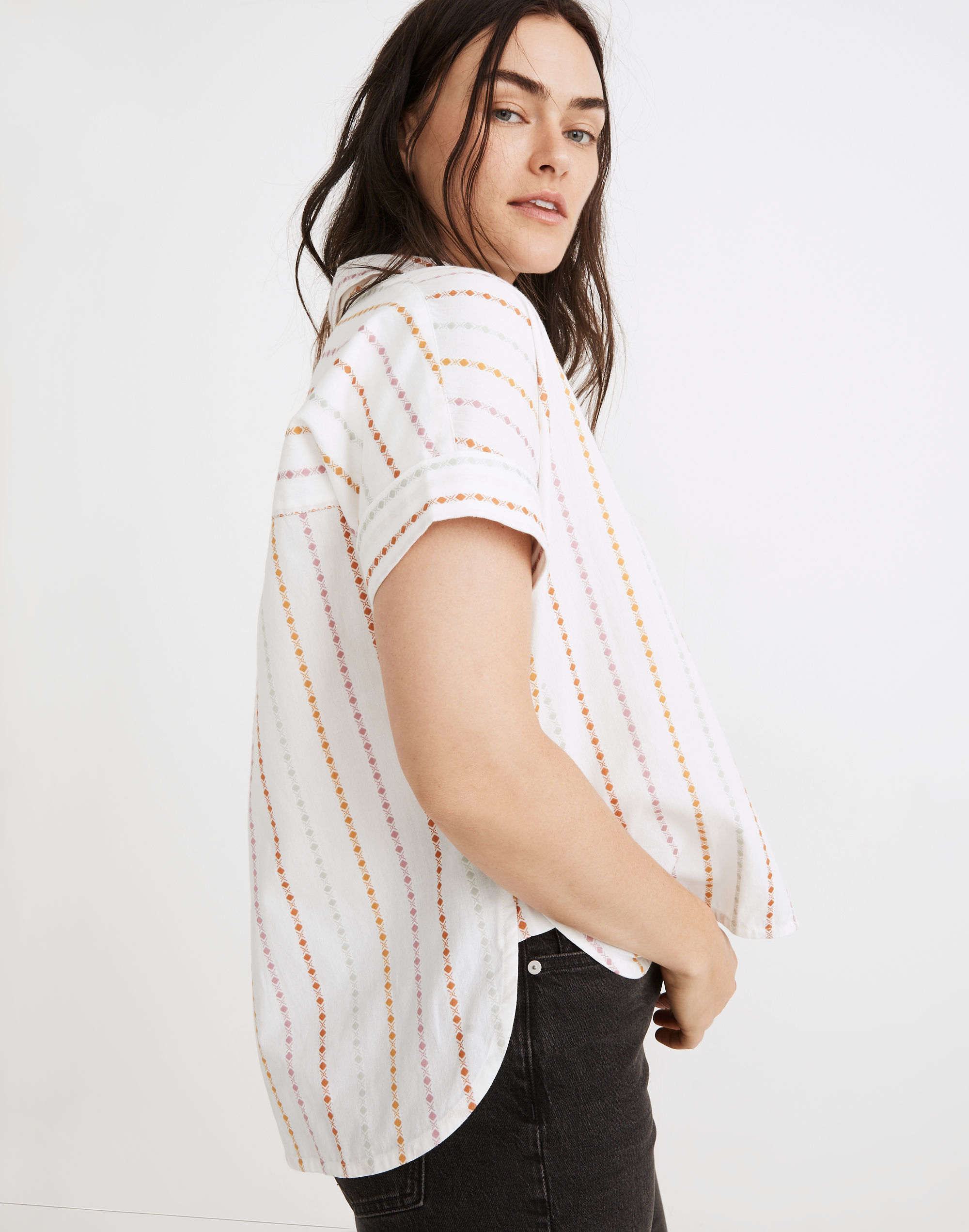 Daily Shirt Jacquard Rainbow Stripe | Madewell