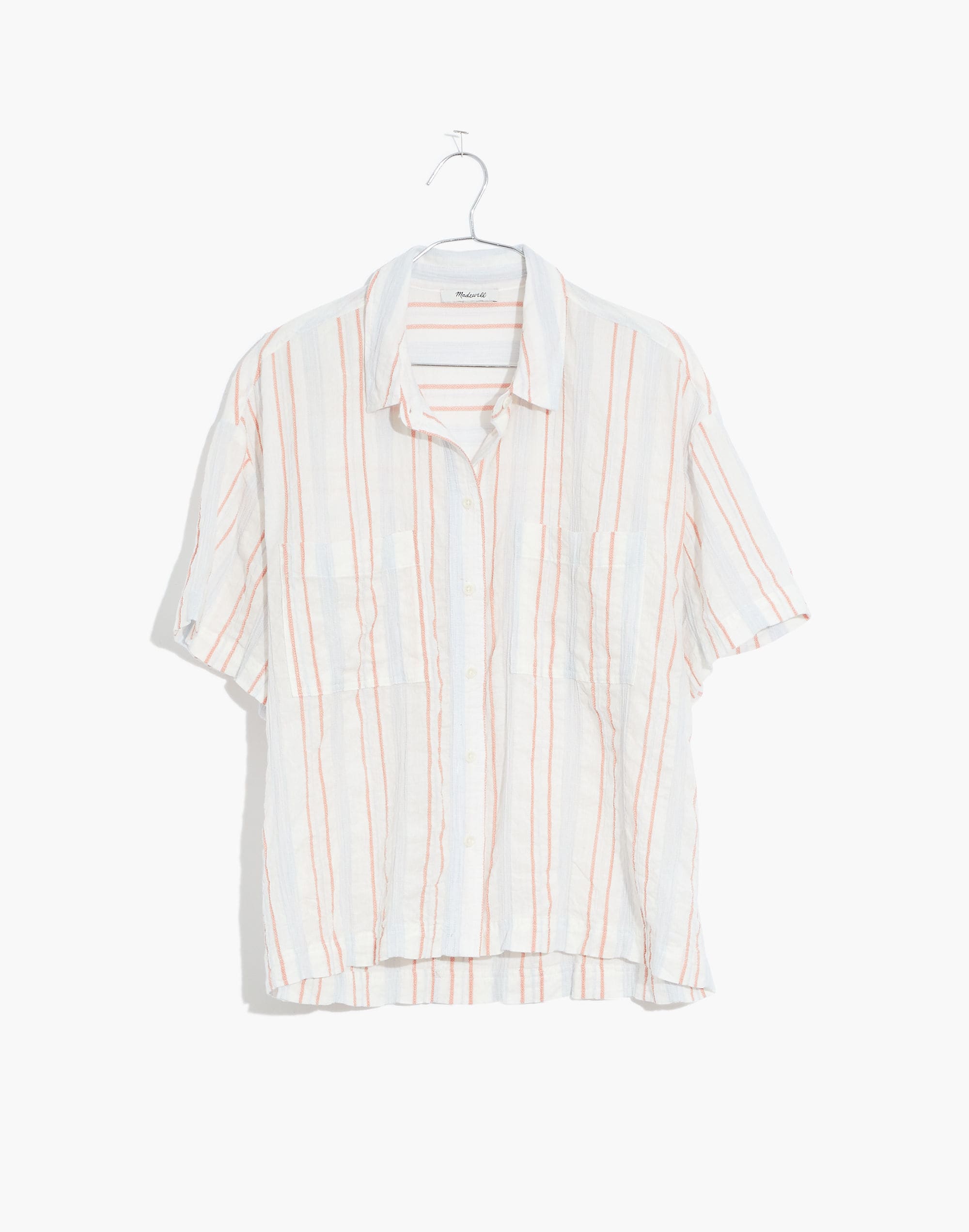 Beachside Shirt in Seersucker Delmar Stripe | Madewell