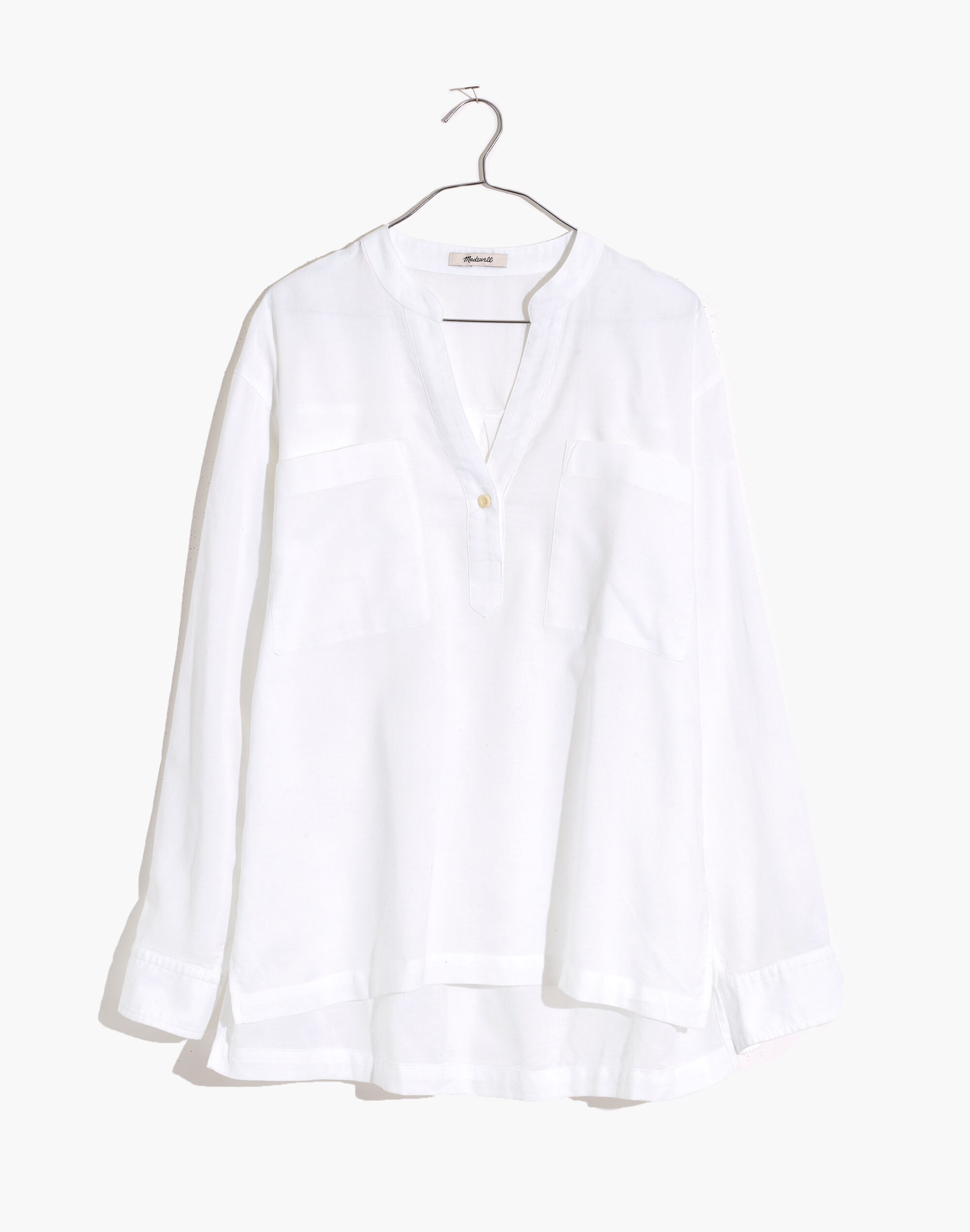 Cotton Gauze Pocket Tunic Shirt | Madewell