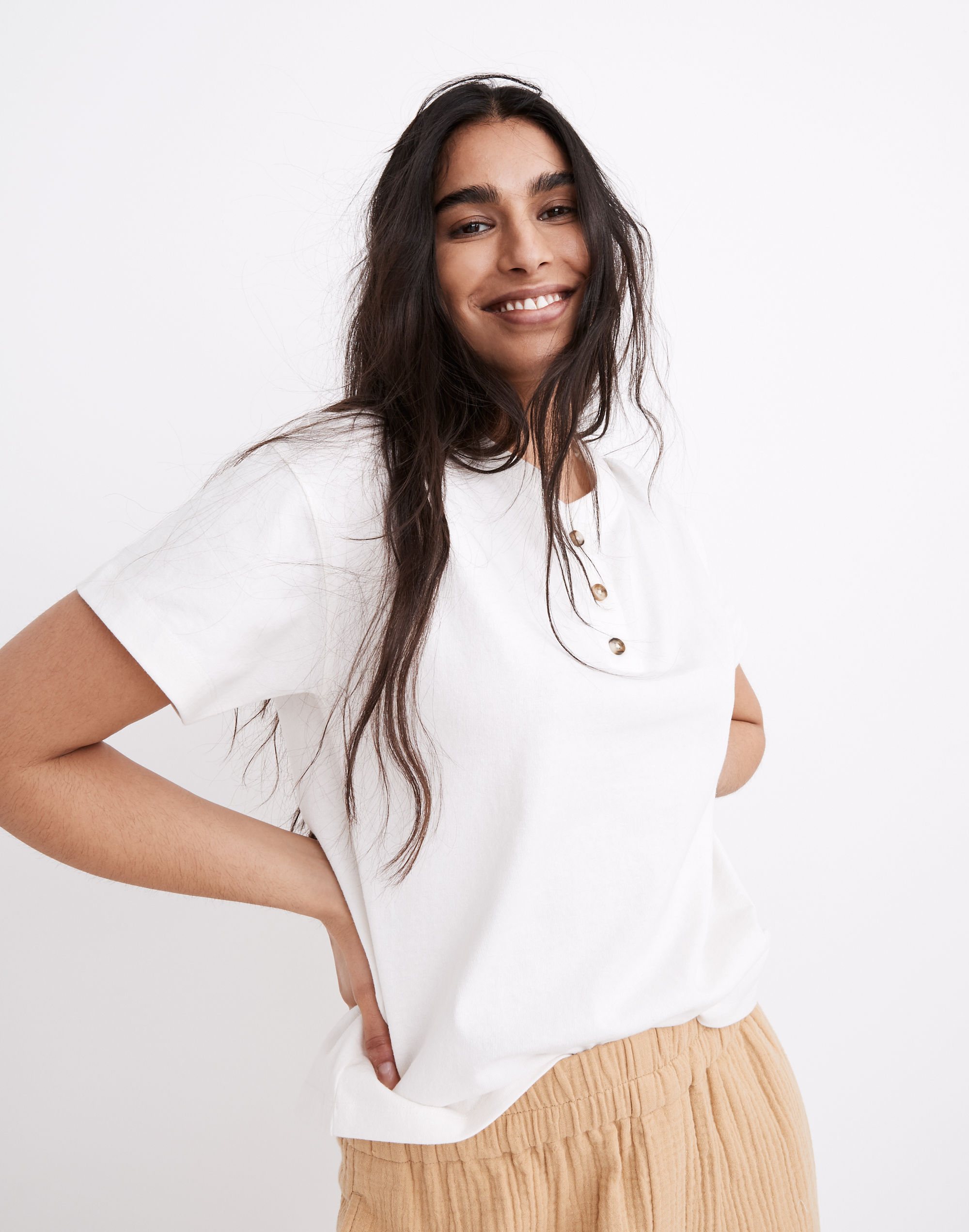 Parkview Henley Tee | Madewell