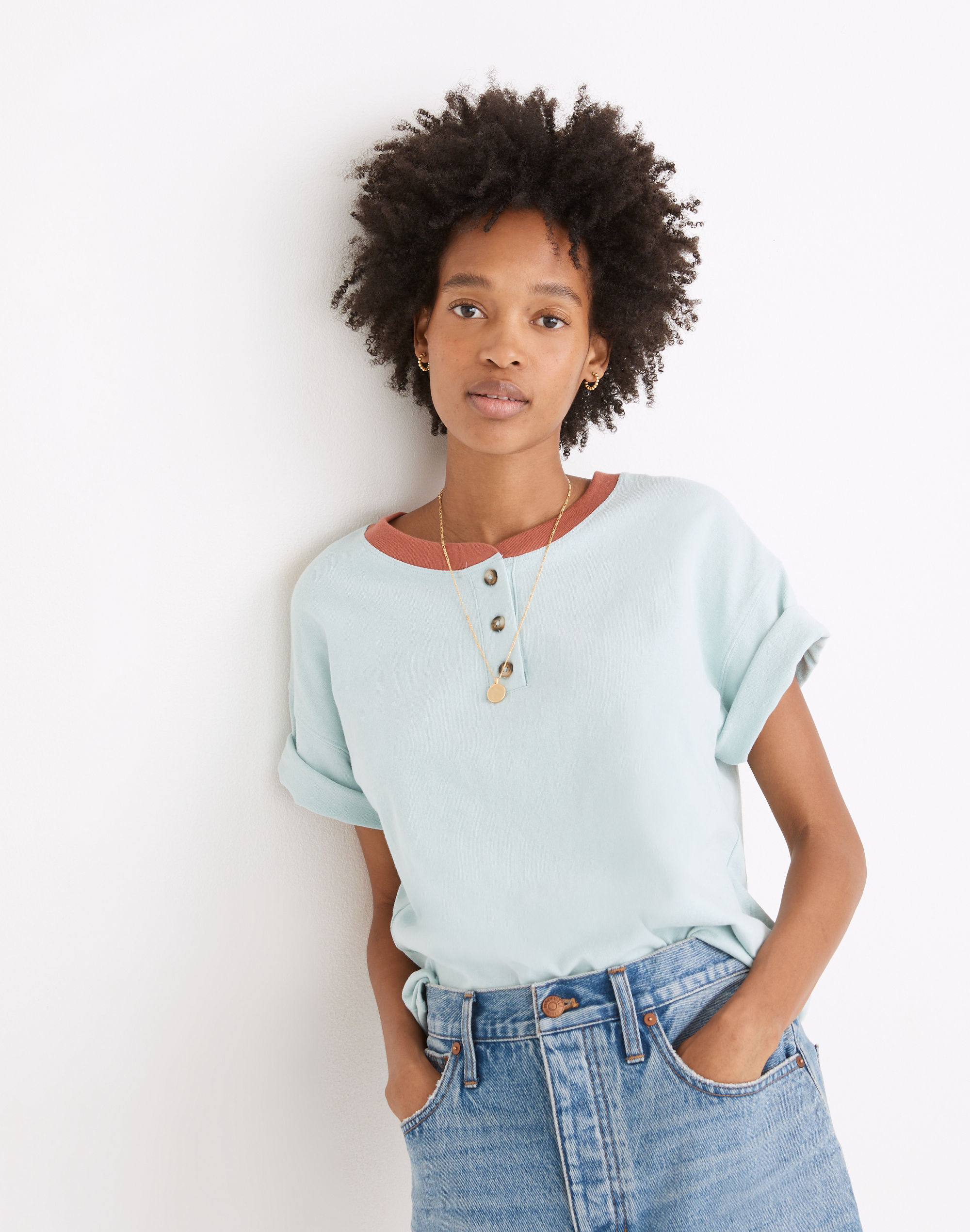 Parkview Ringer Henley Tee | Madewell