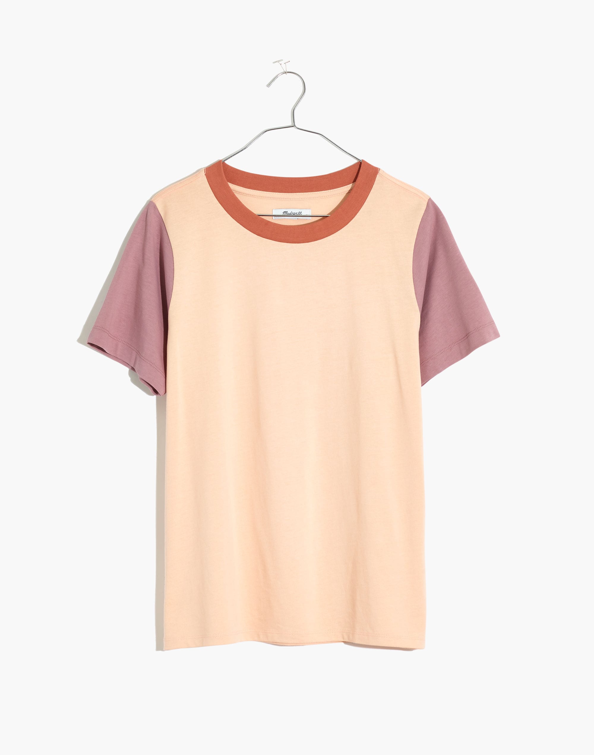 Supima® Cotton Essential Ringer Tee Colorblock | Madewell