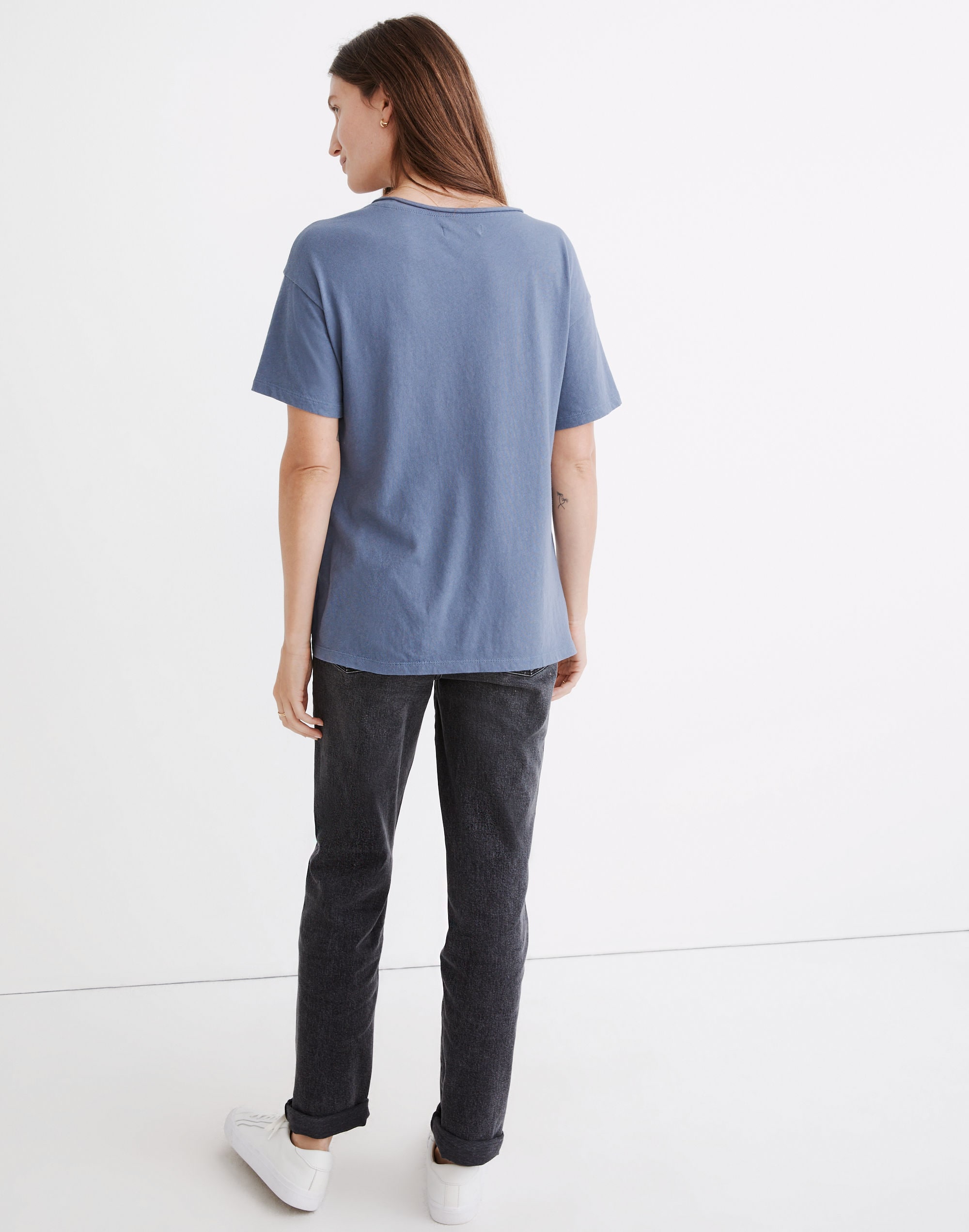 Softfade Cotton Oversized Pocket Tee | Madewell