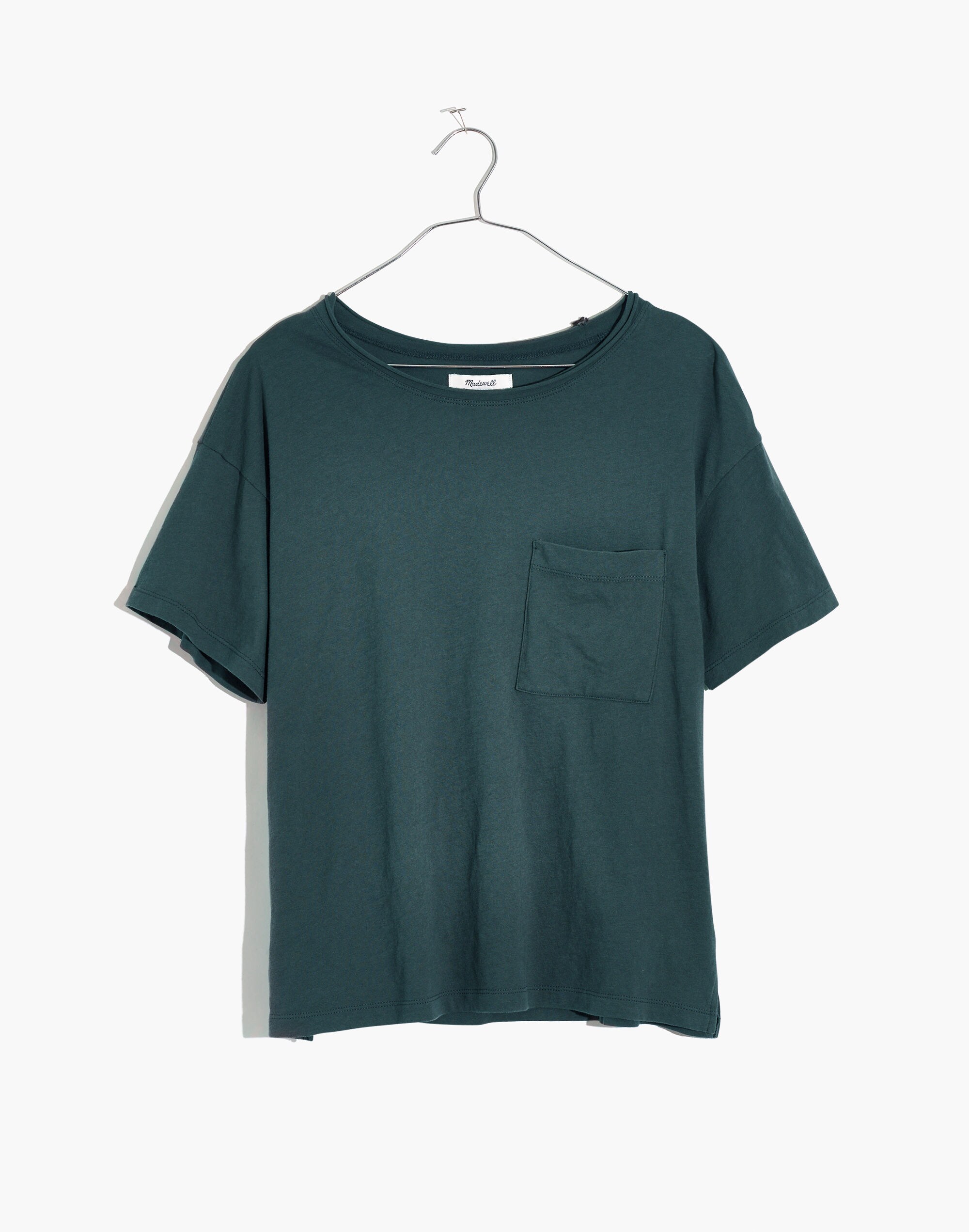 Softfade Cotton Oversized Pocket Tee | Madewell