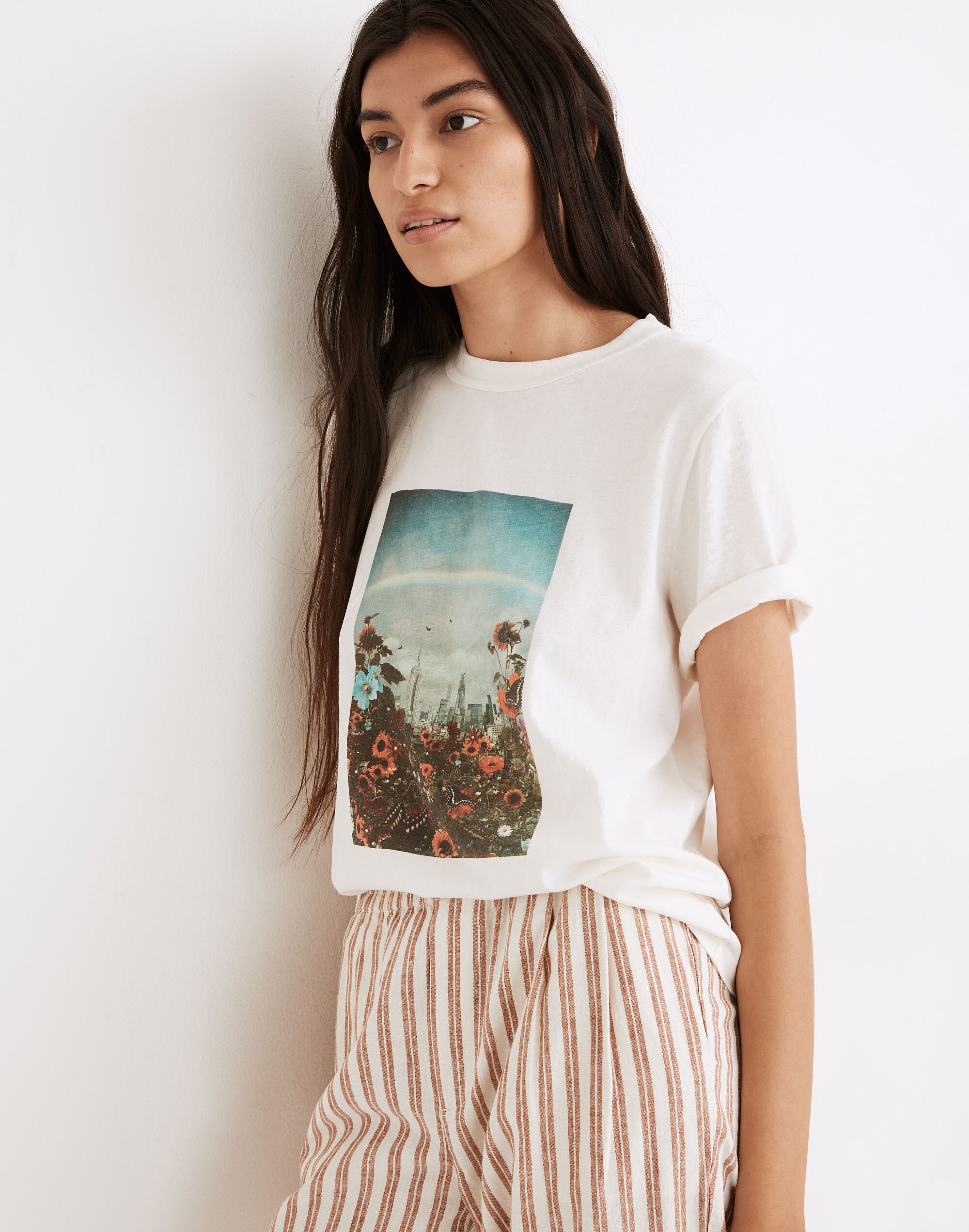 Madewell x Siobhán O'Dwyer NY Landscape Tomboy Tee | Madewell