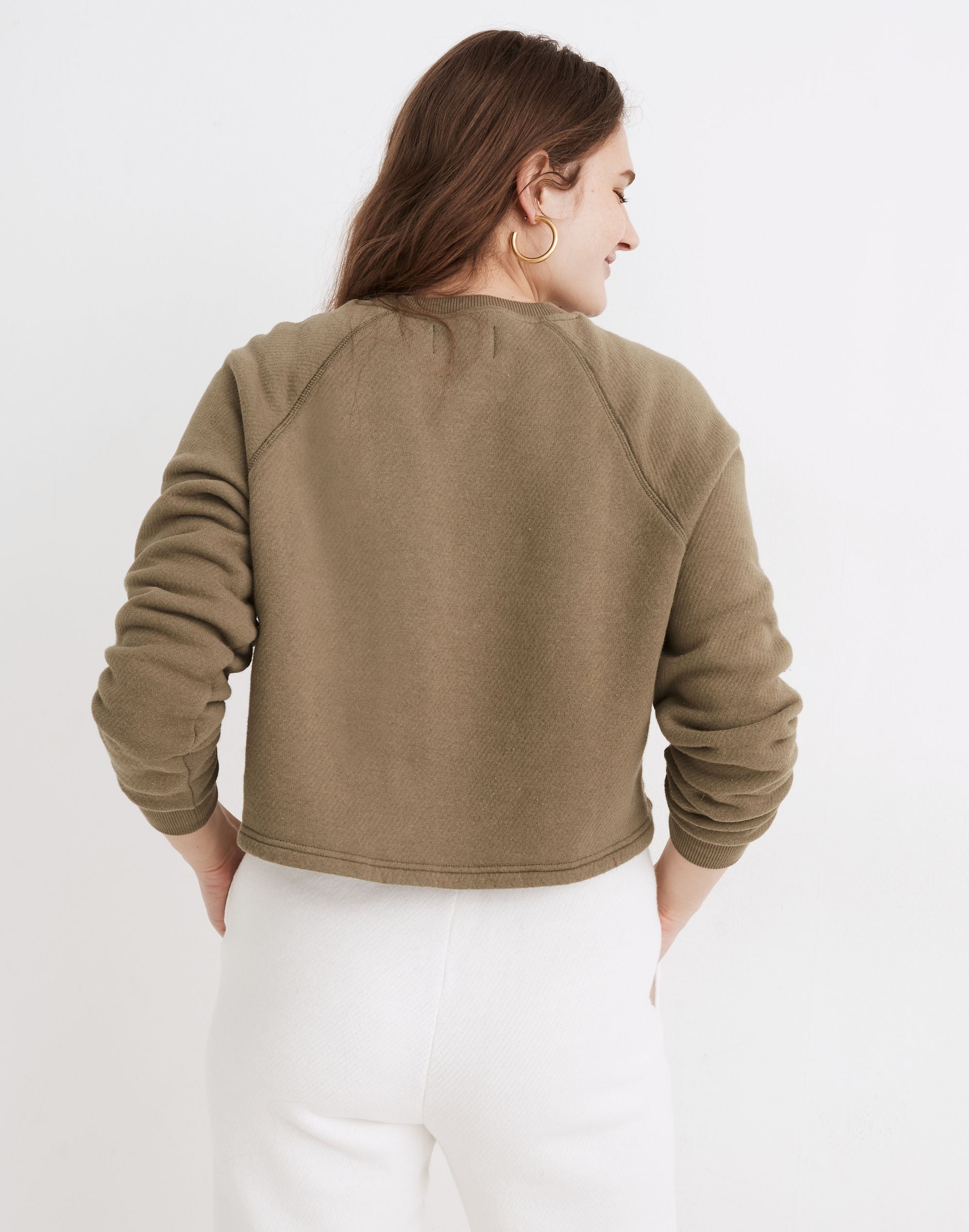 MWL Airyterry Crop Sweatshirt | Madewell