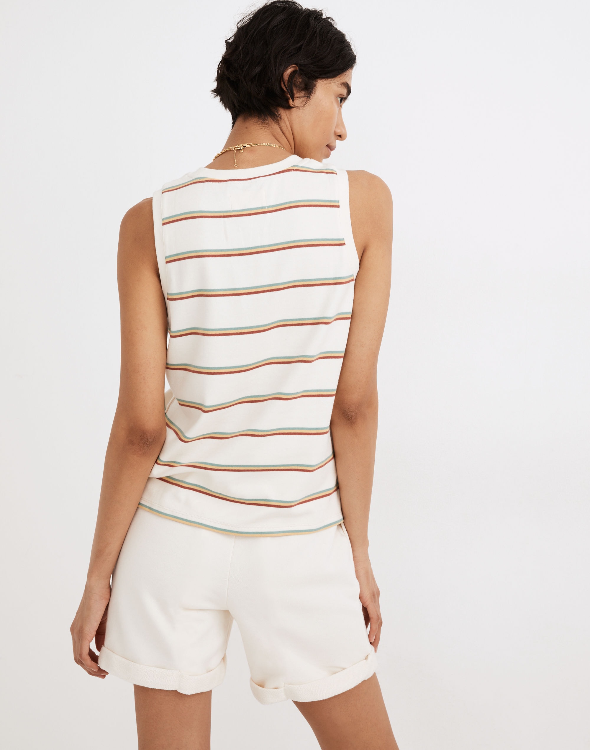 MWL Breeze Muscle Tank Martie Stripe | Madewell