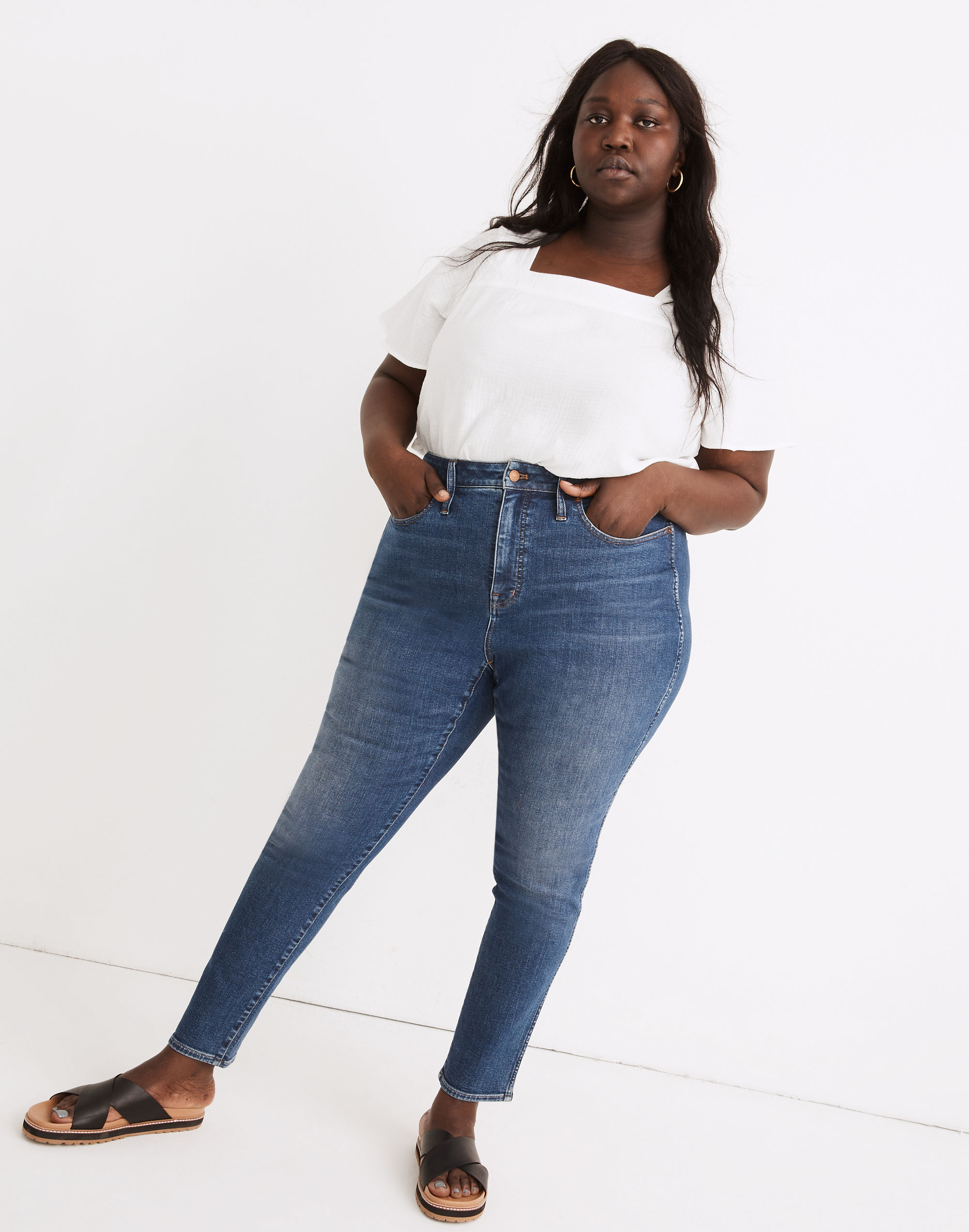 Tall 10 High-Rise Skinny Jeans in Wendover Wash: TENCEL™ Denim Edition