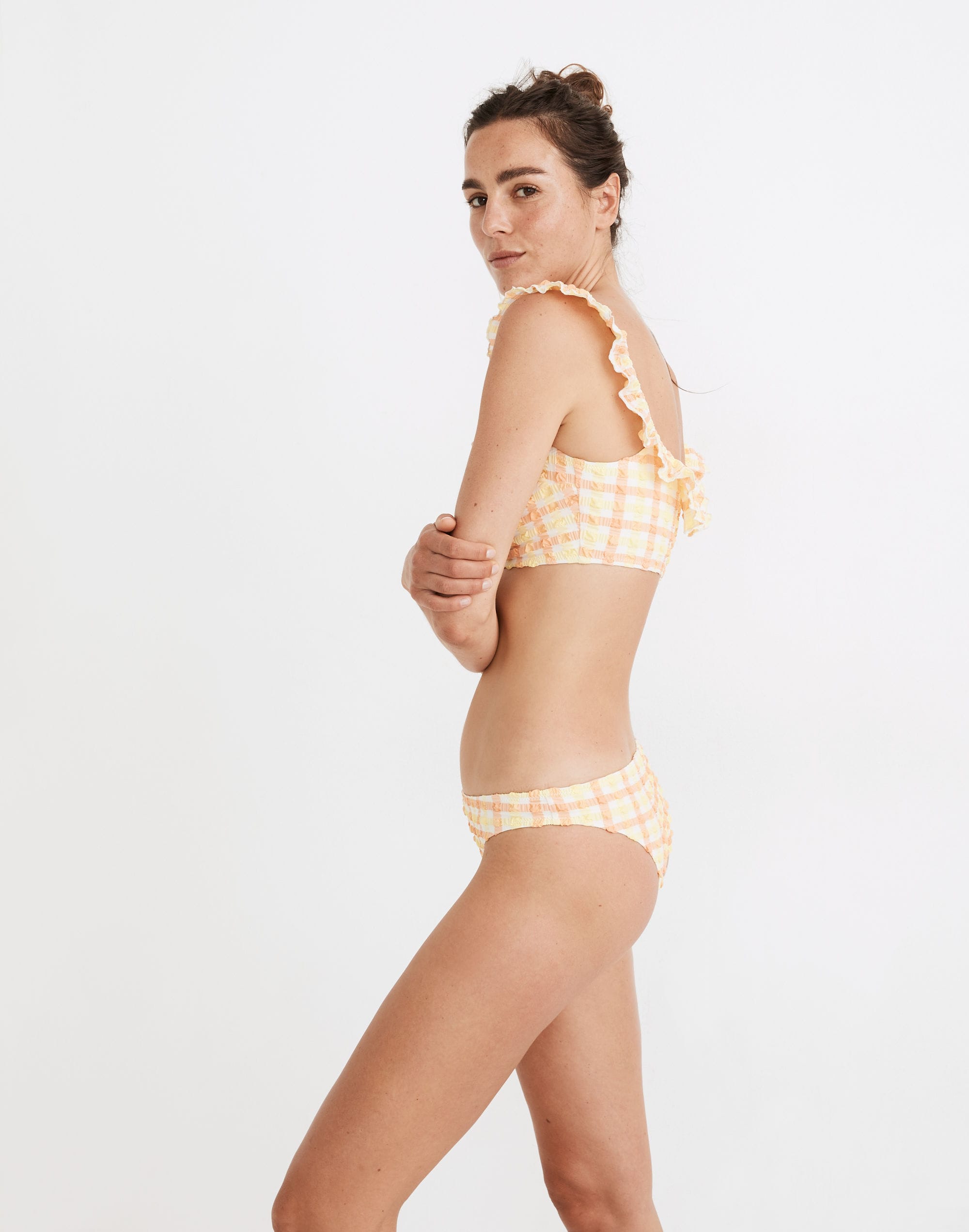 Madewell x Solid & Striped® Paloma Bikini Bottom Seersucker Gingham |