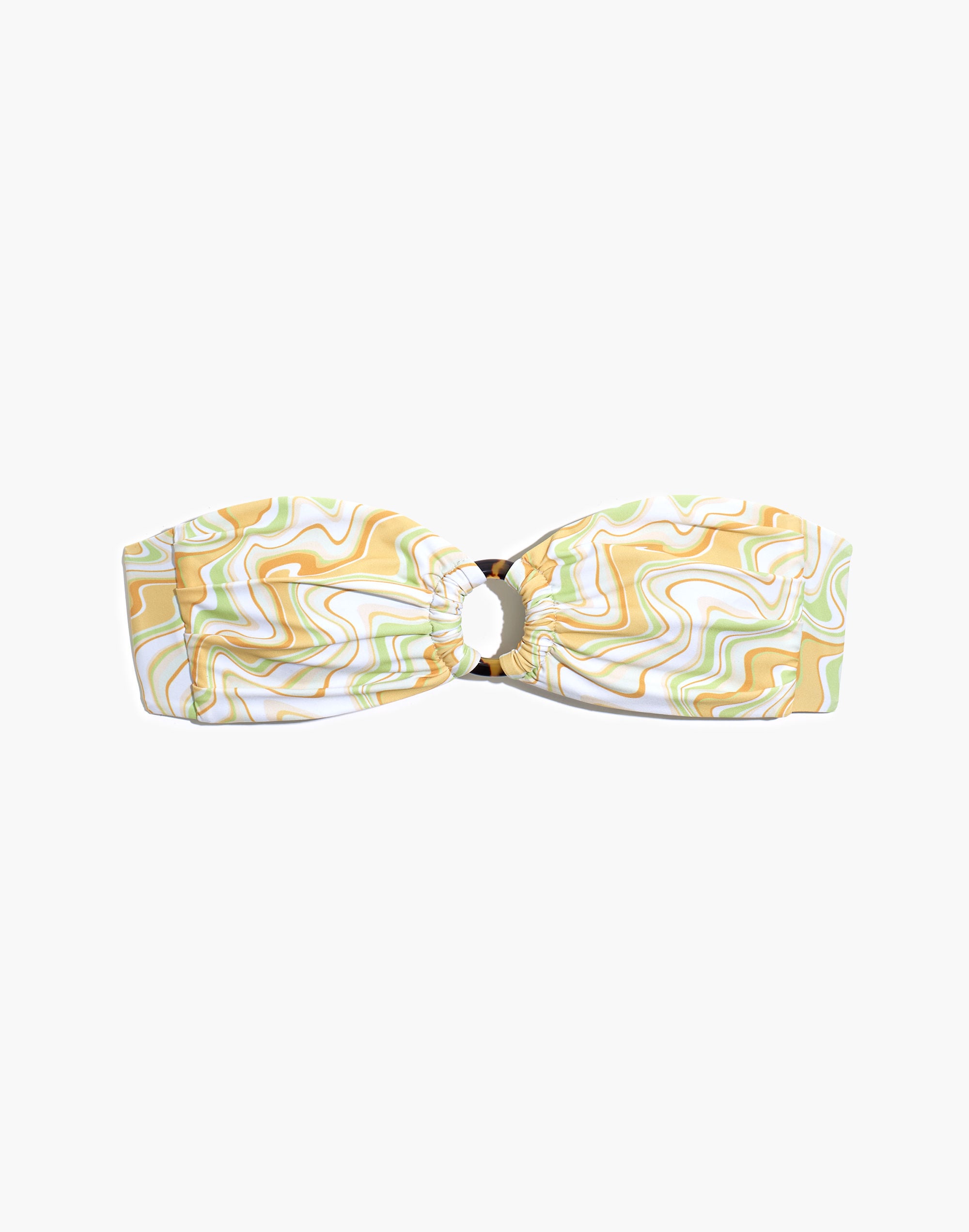 Palm Bruna Bandeau Bikini Top Goldie Print | Madewell