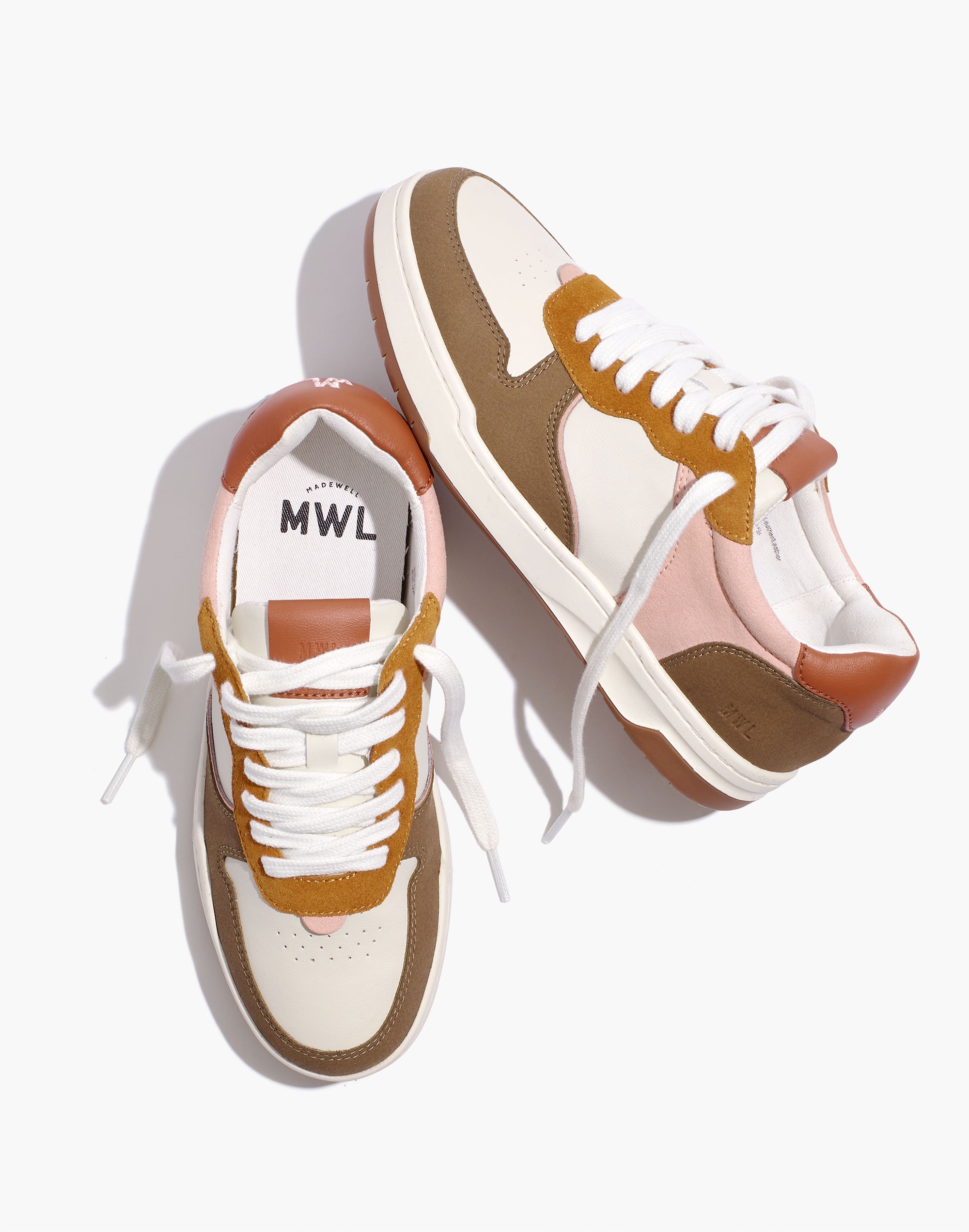 Court Sneakers Nubuck and Recycled Leather | Madewell