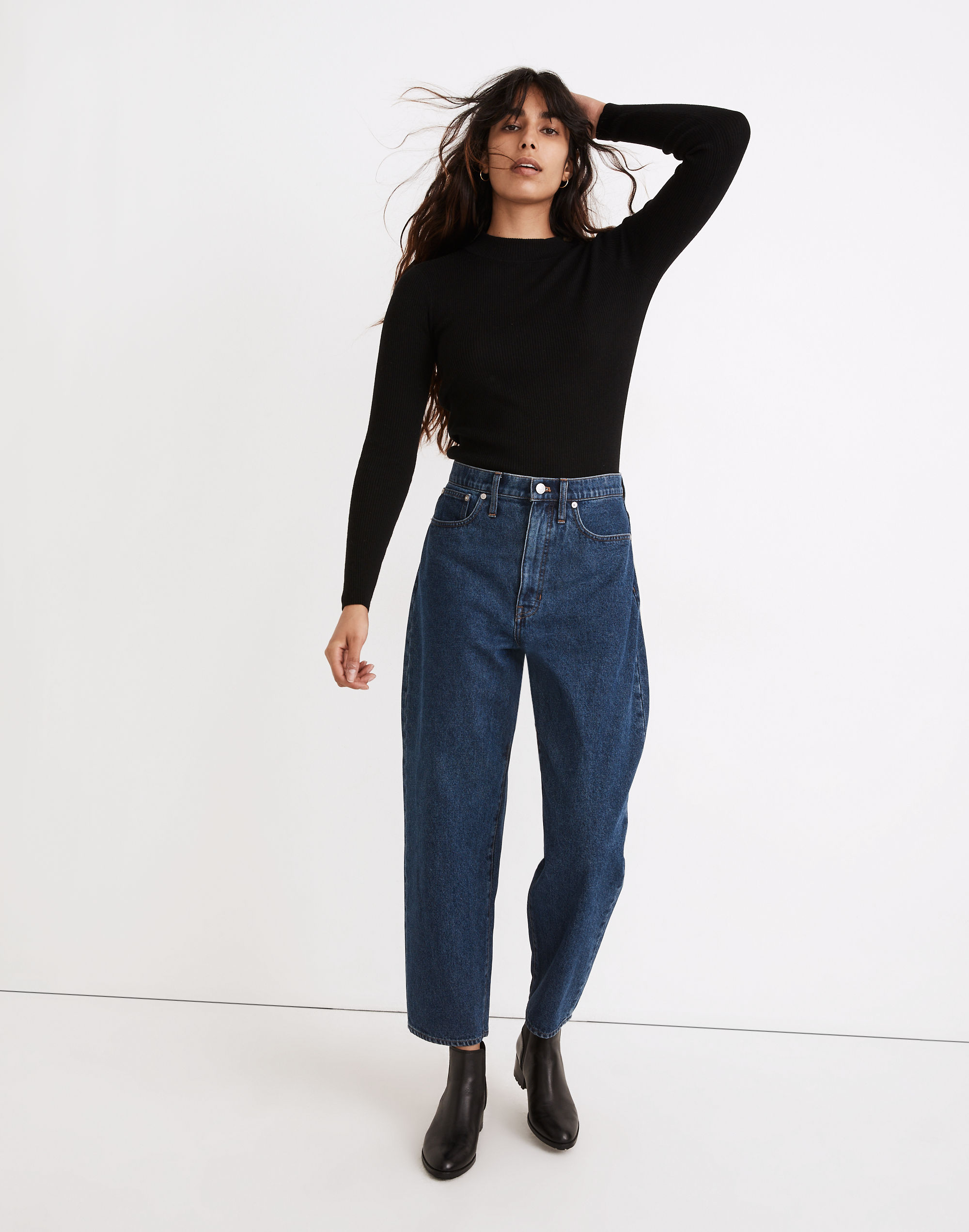 Balloon Jeans in Rinse Wash