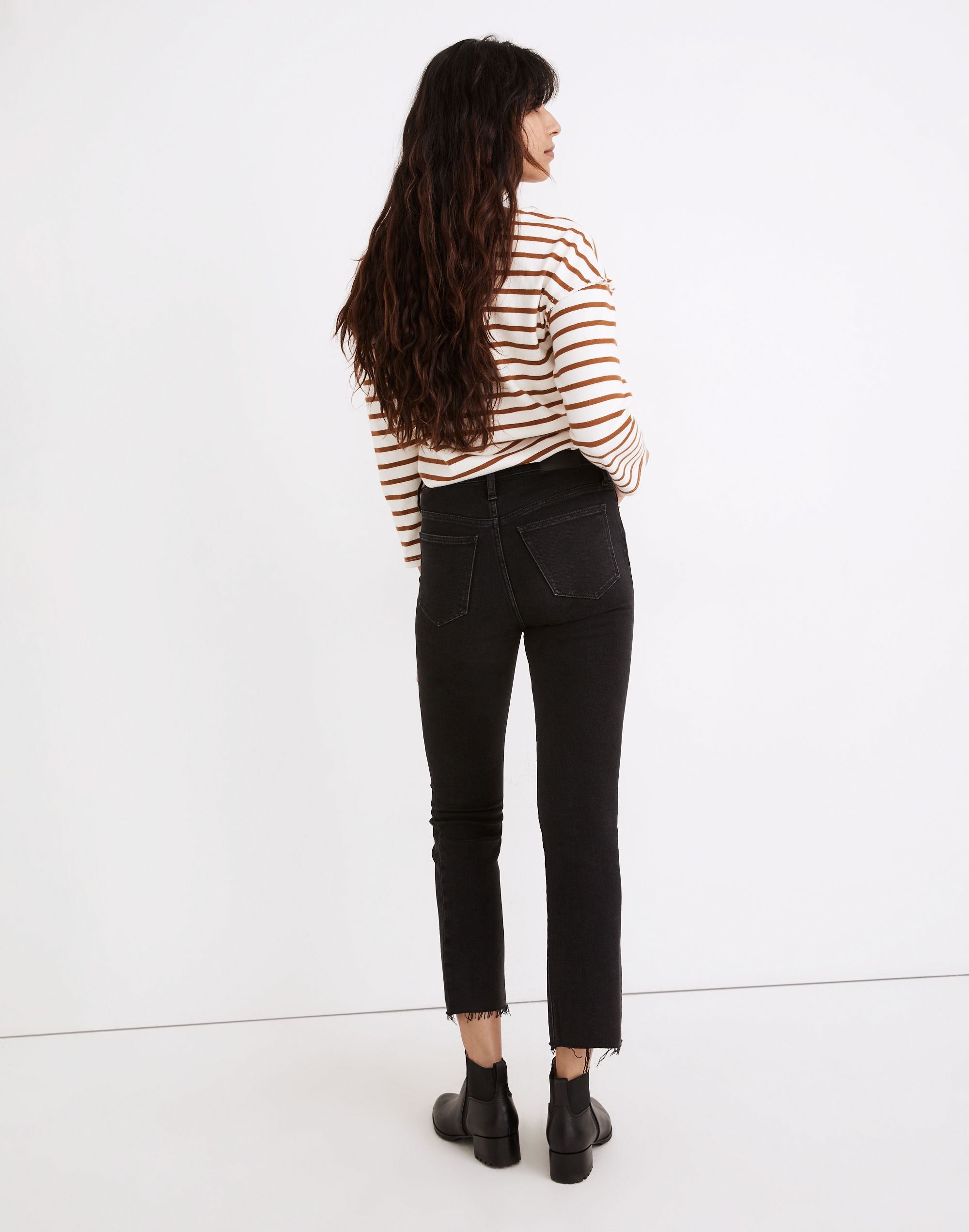 Cali Demi-Boot Jeans in Edmunds Wash: Raw-Hem Edition | Madewell