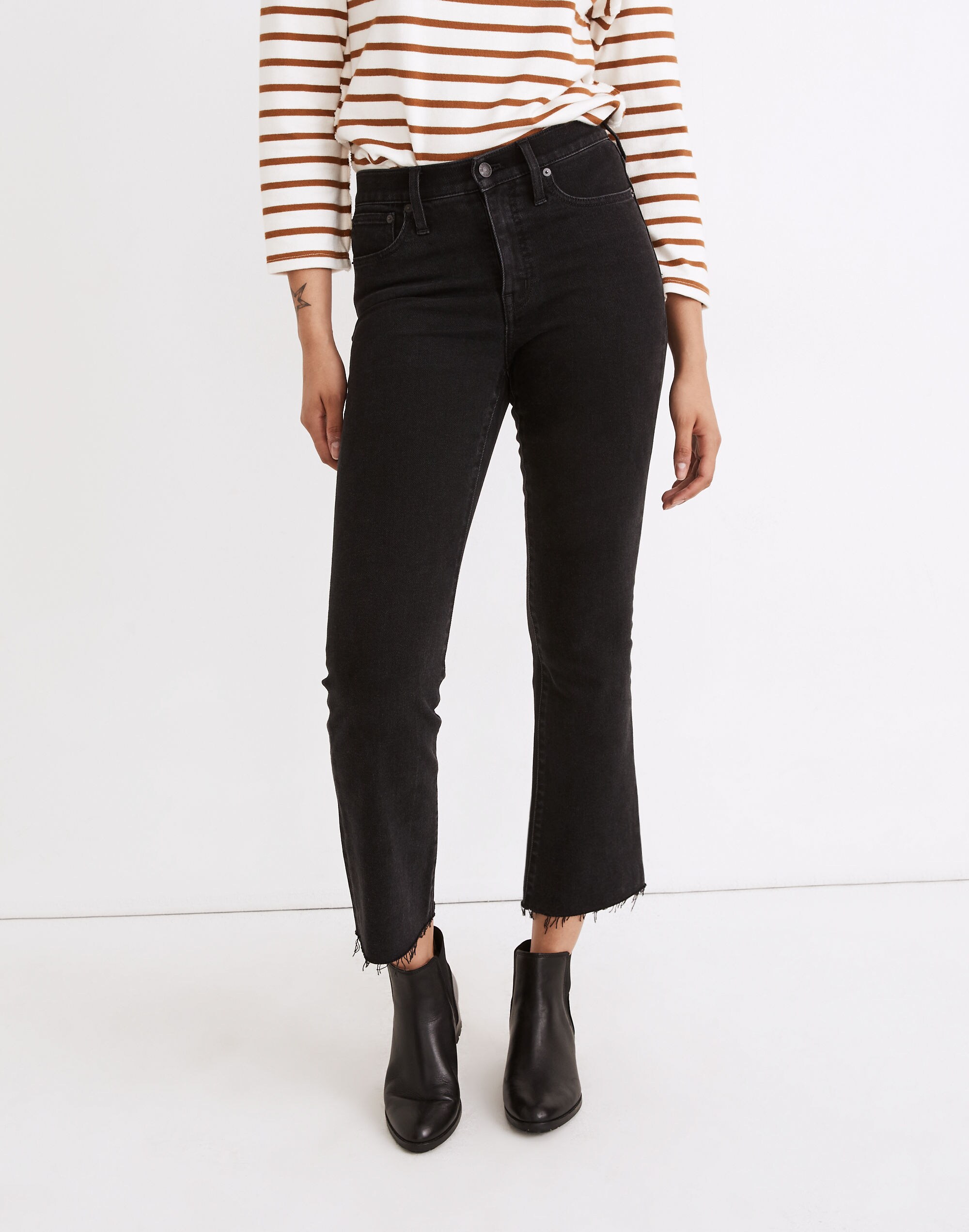 Cali Demi-Boot Jeans in Edmunds Wash: Raw-Hem Edition | Madewell