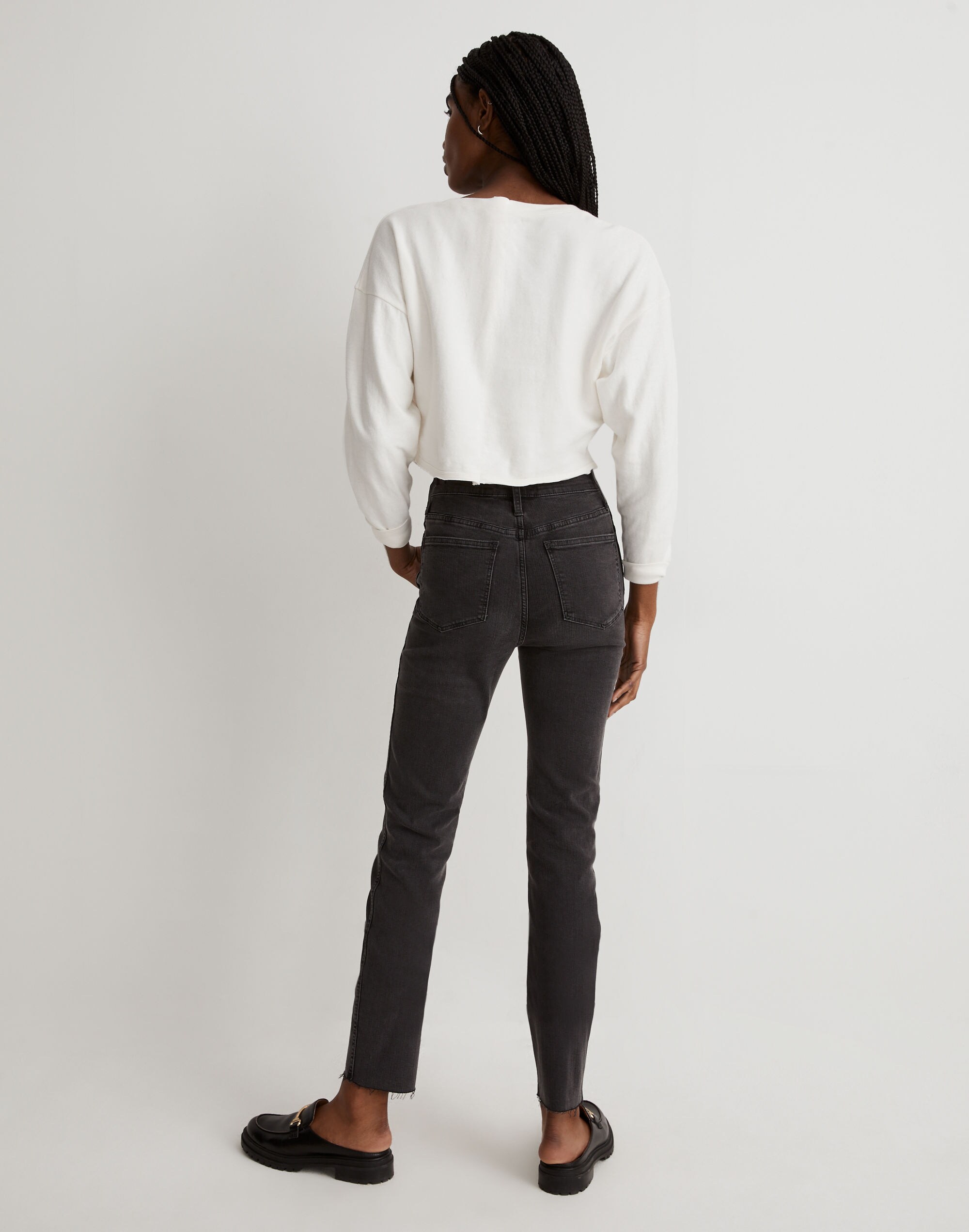 Stovepipe Jeans Banberry Wash: Raw-Hem Edition | Madewell