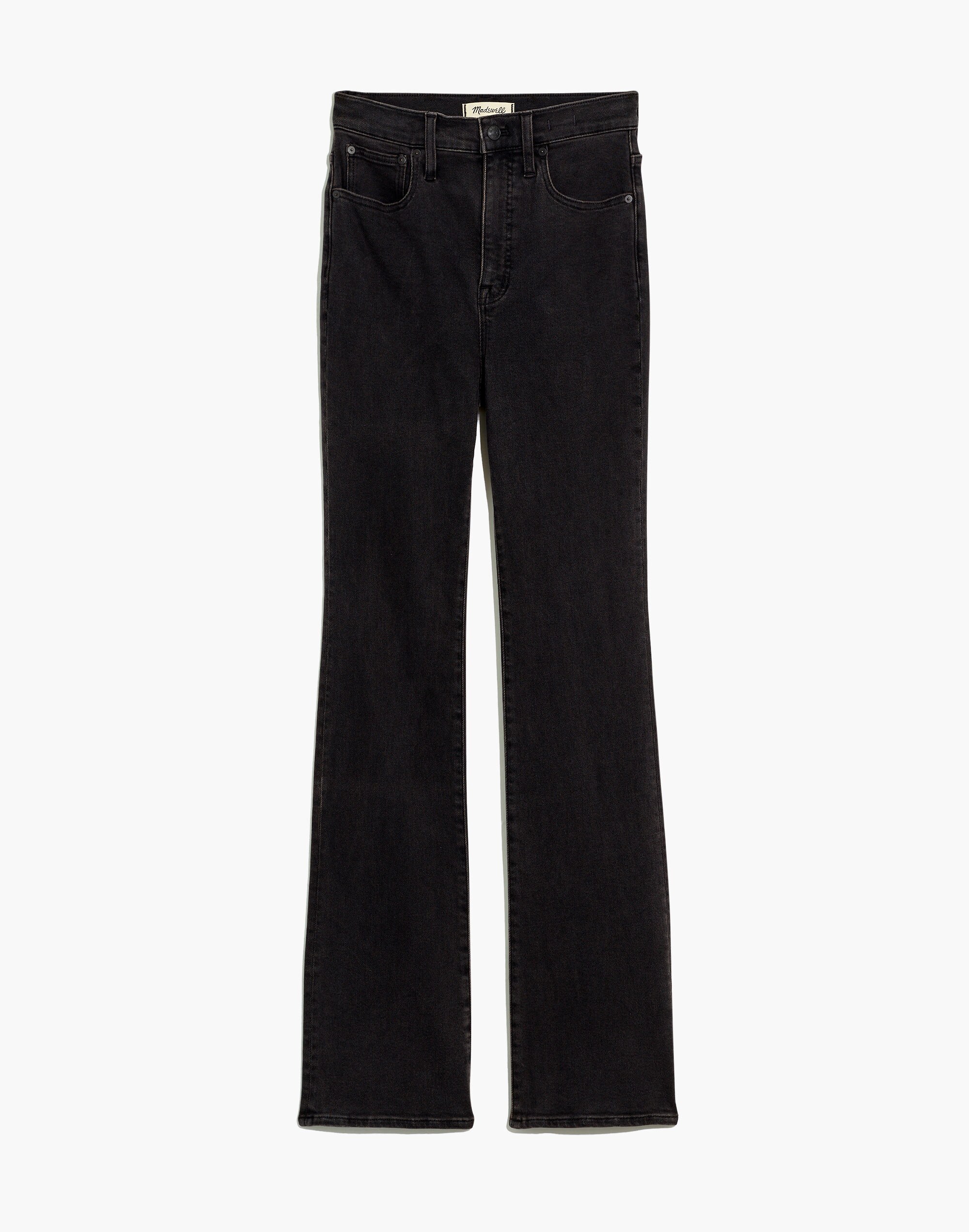 Livik Non-Fading Black Flare Jeans Flare Leg Denim Trousers - Trendyol