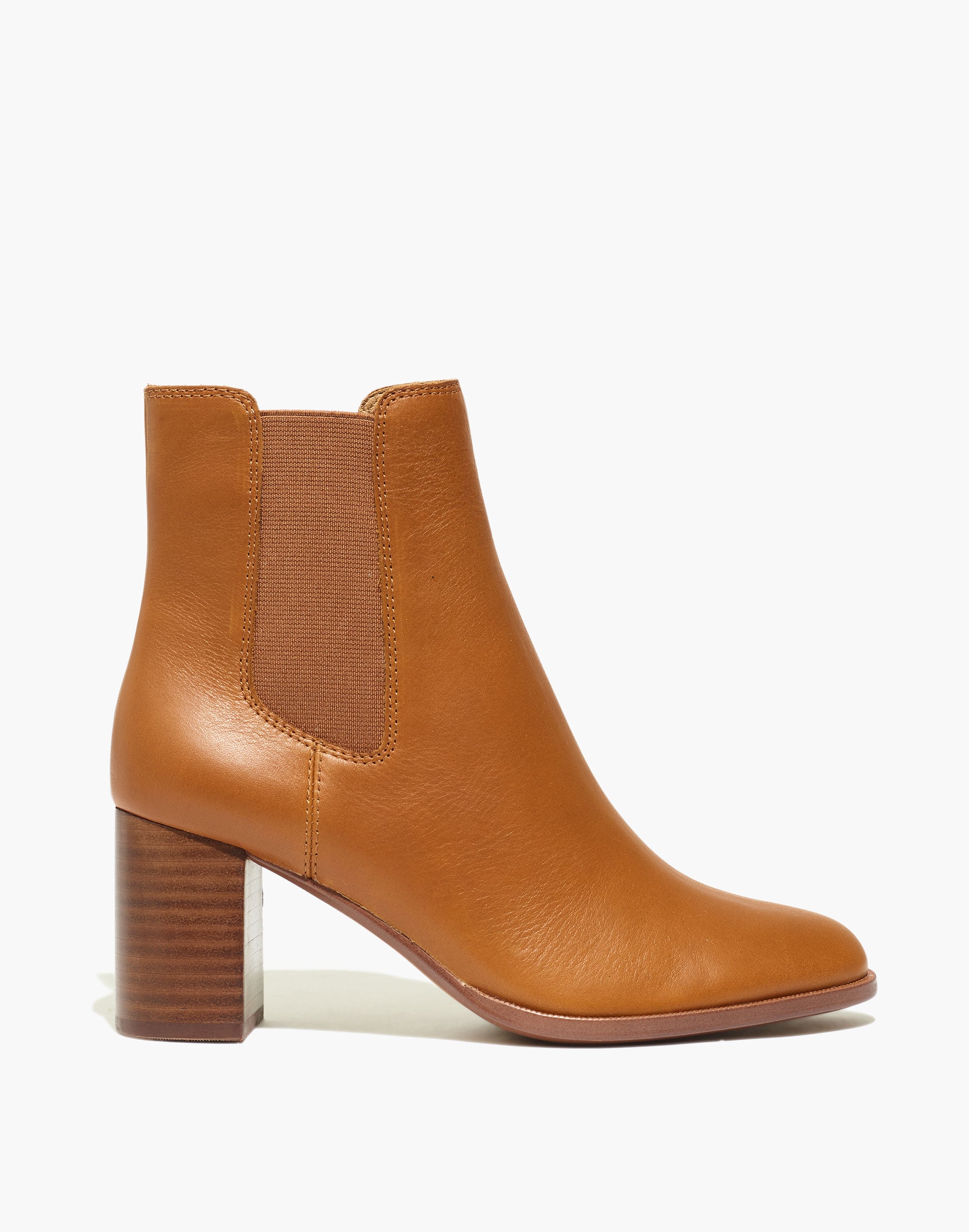 The Laura Chelsea Boot Leather | Madewell