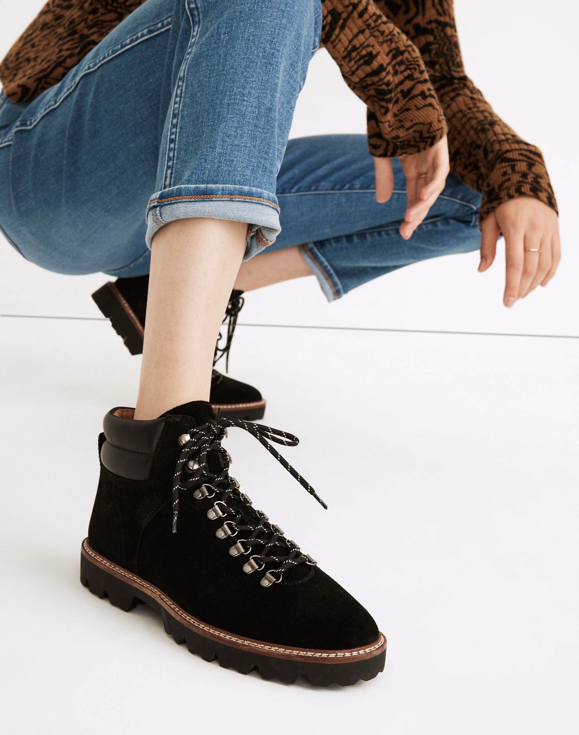 The Citywalk Lugsole Hiker Boot in Leather | Madewell