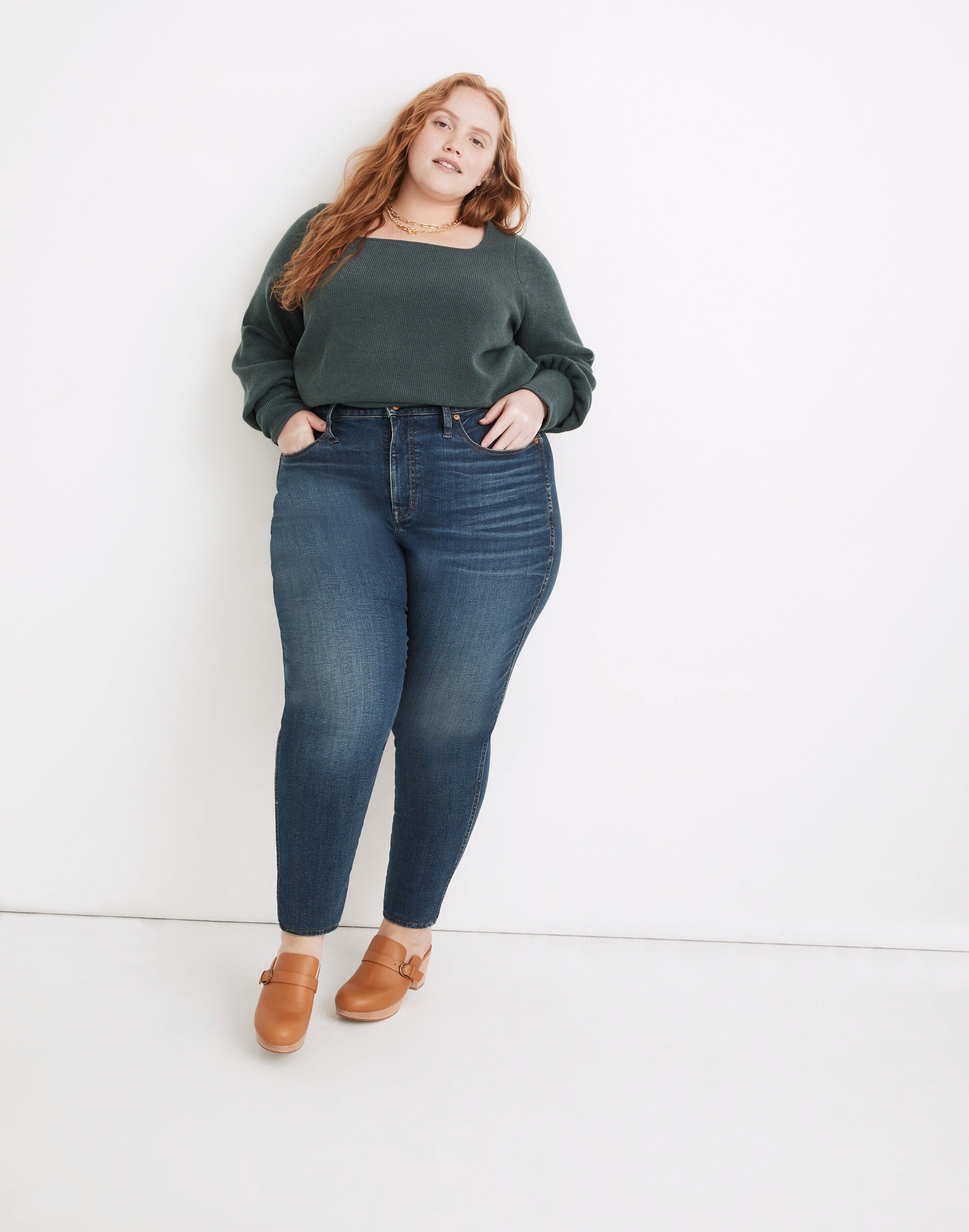 Plus Curvy High-Rise Skinny Jeans Lanette Wash | Madewell