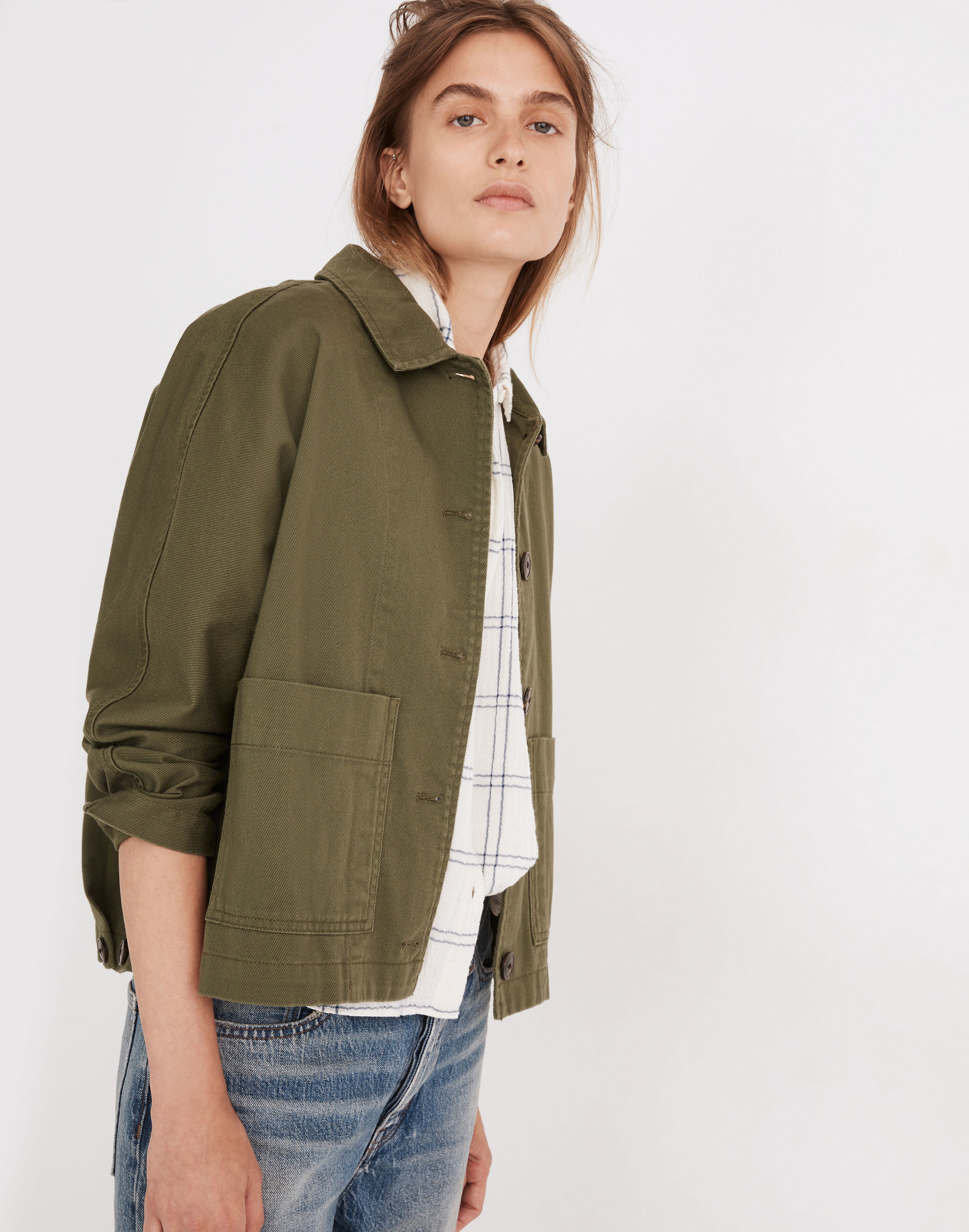 Drapey Pomeray Chore Jacket | Madewell