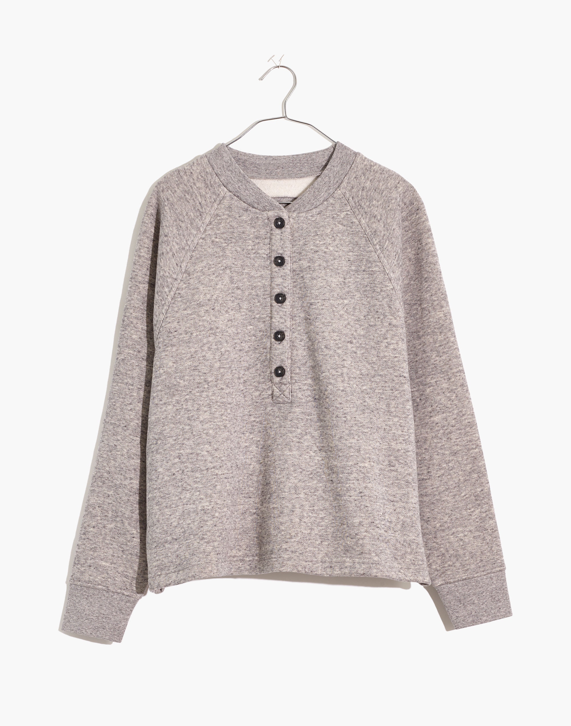 MWL Betterterry Henley Sweatshirt | Madewell