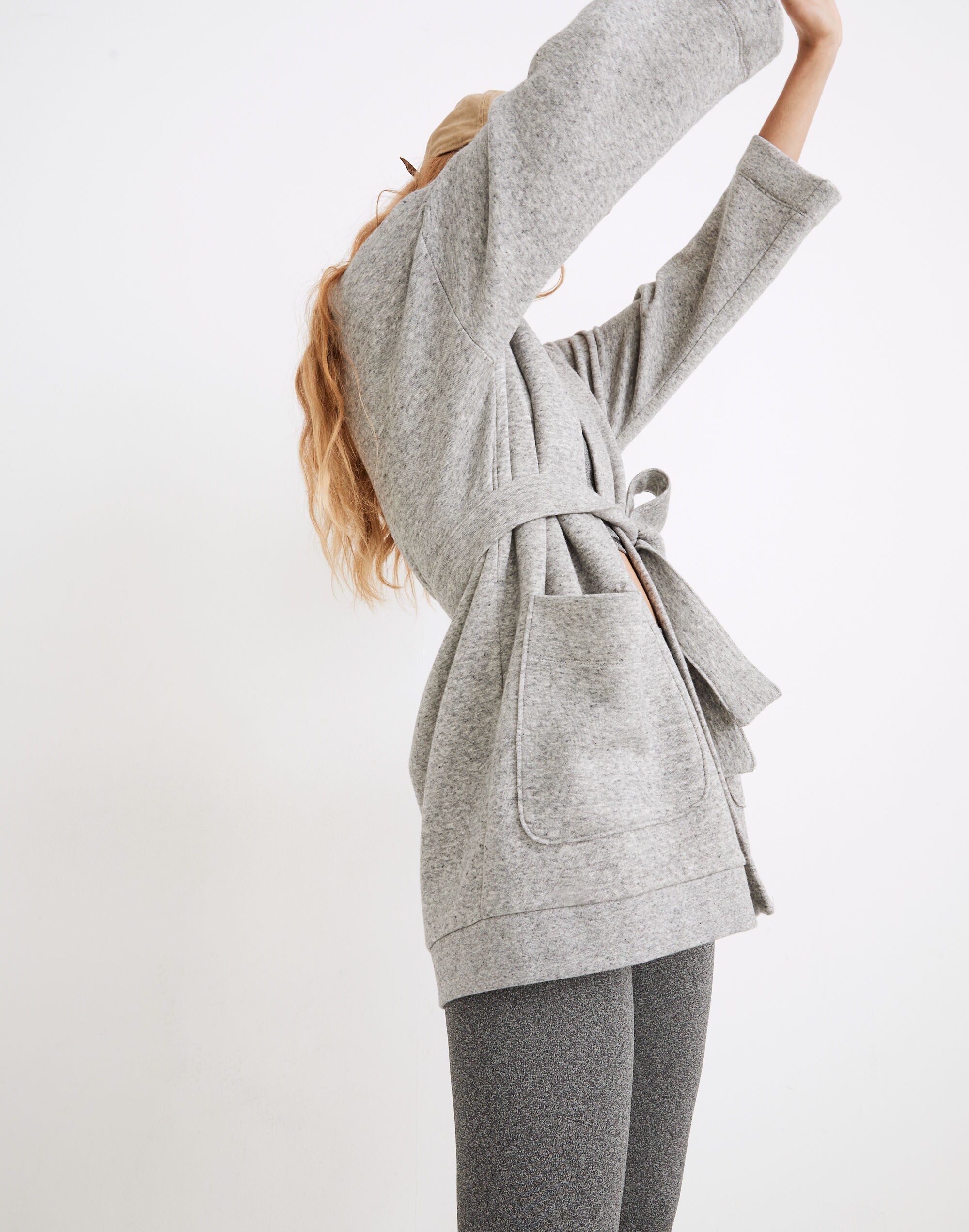 MWL Betterterry Wrap Sweatshirt Jacket | Madewell