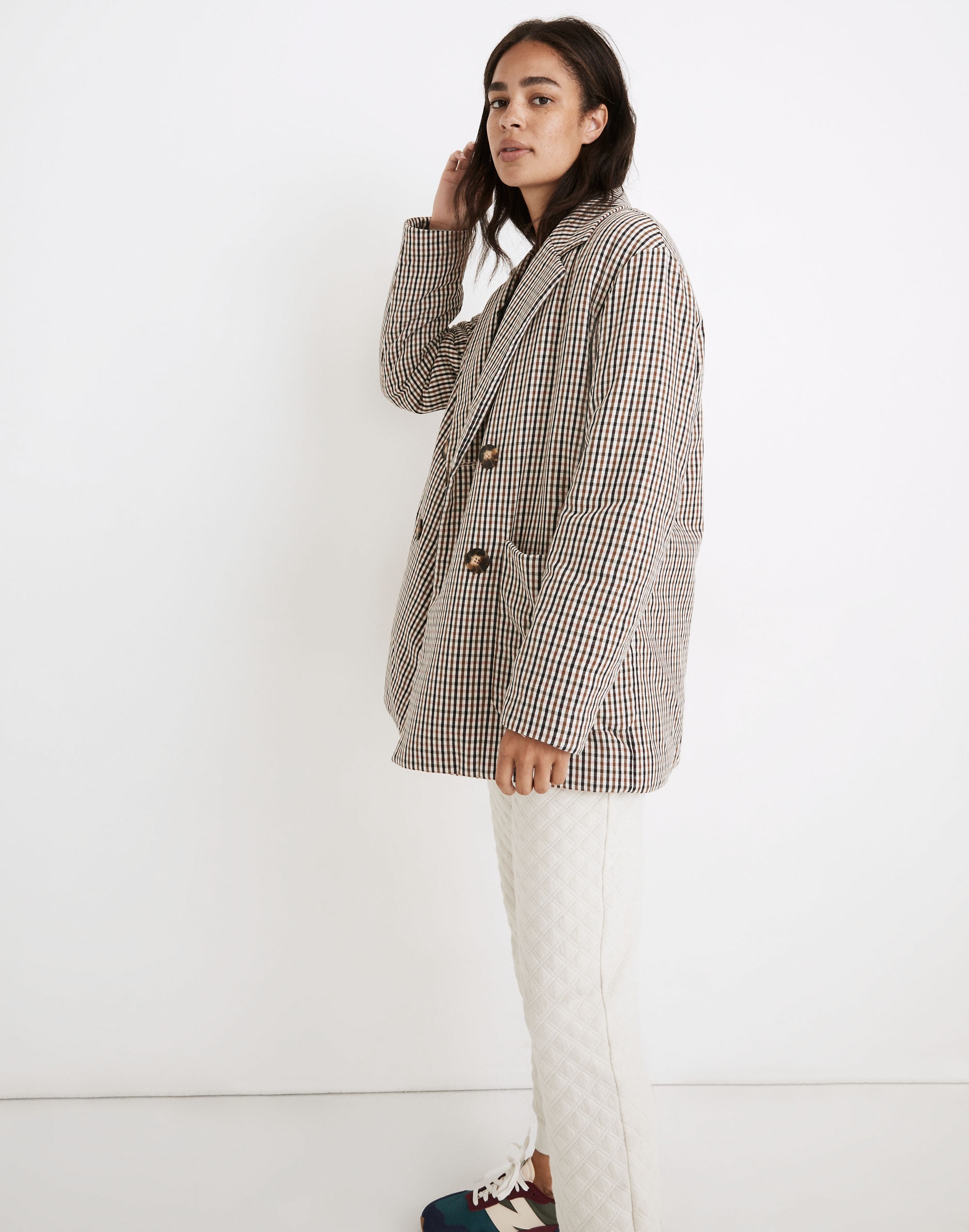 Padded Jacket in Plaid | Madewell