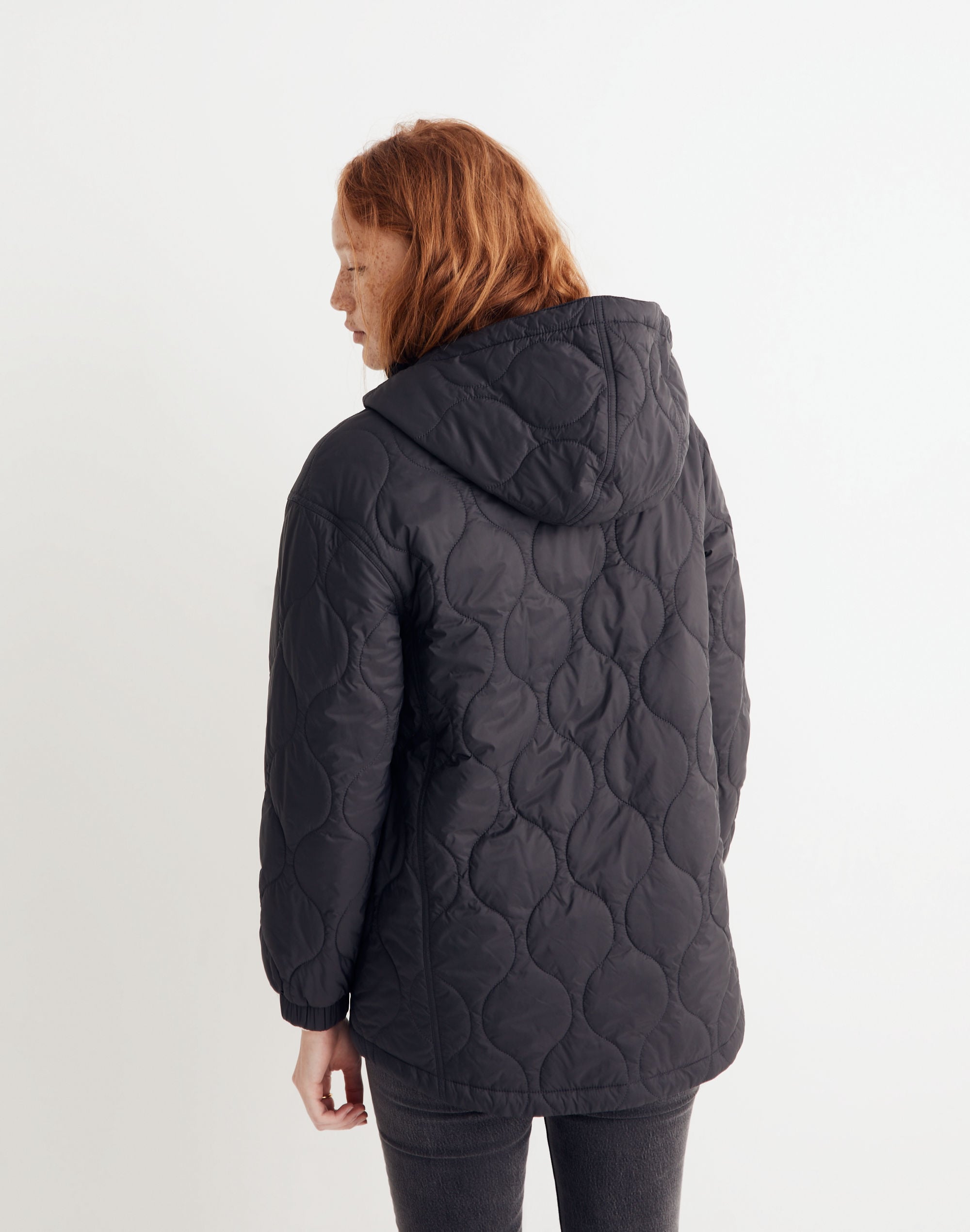 Quilted Packable Popover Puffer Jacket | Madewell