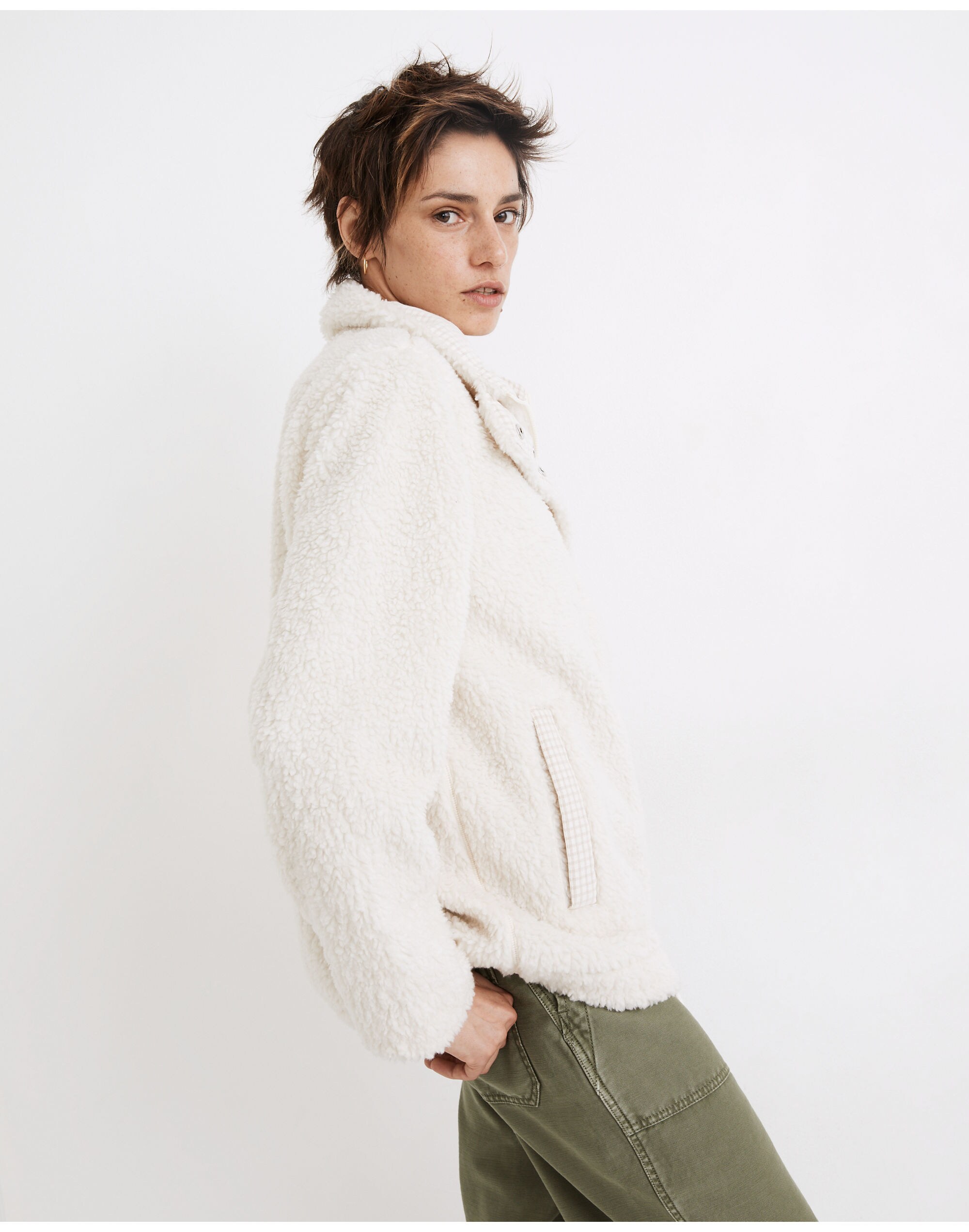 (Re)sourced Sherpa Zip Jacket | Madewell