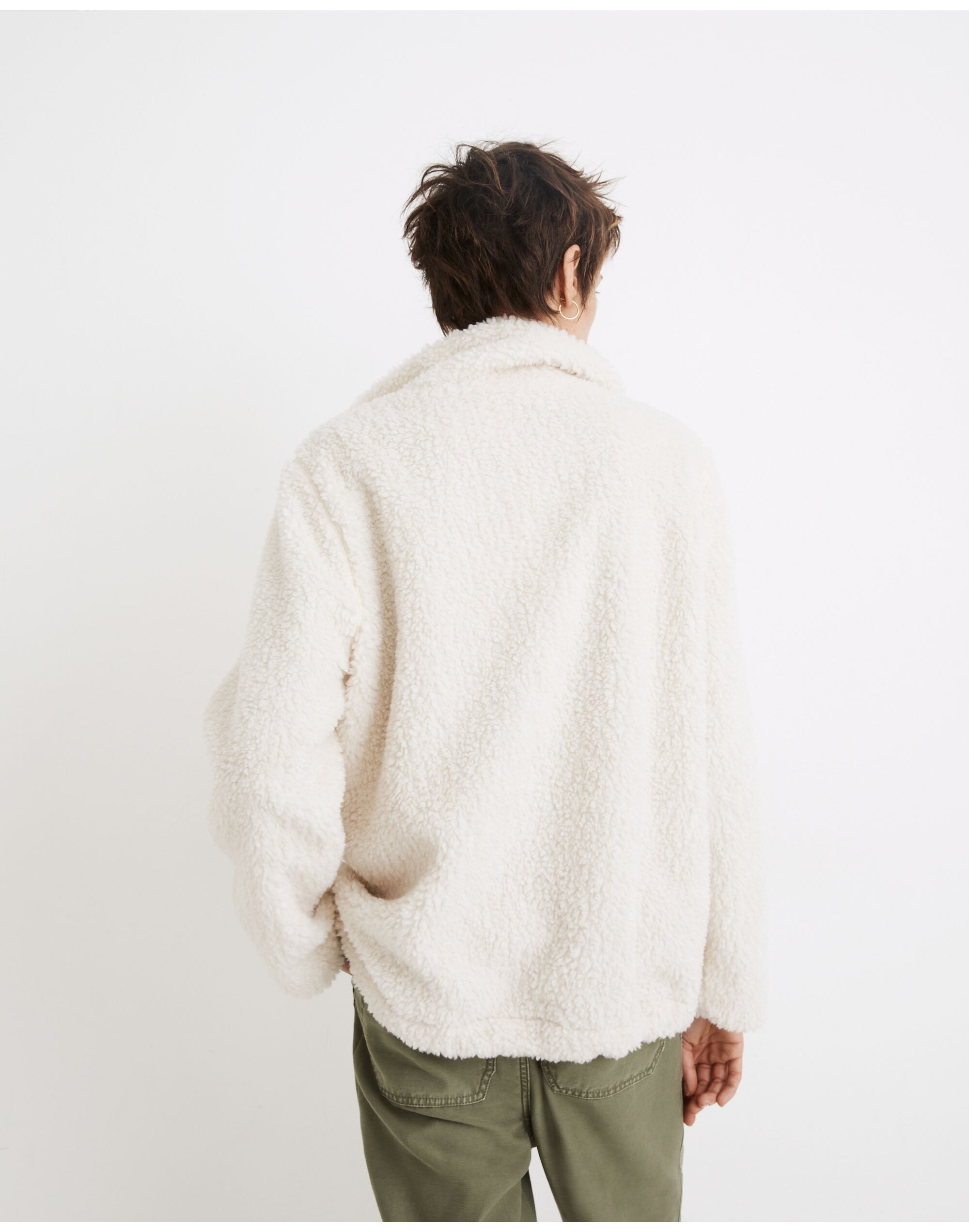 (Re)sourced Sherpa Zip Jacket | Madewell