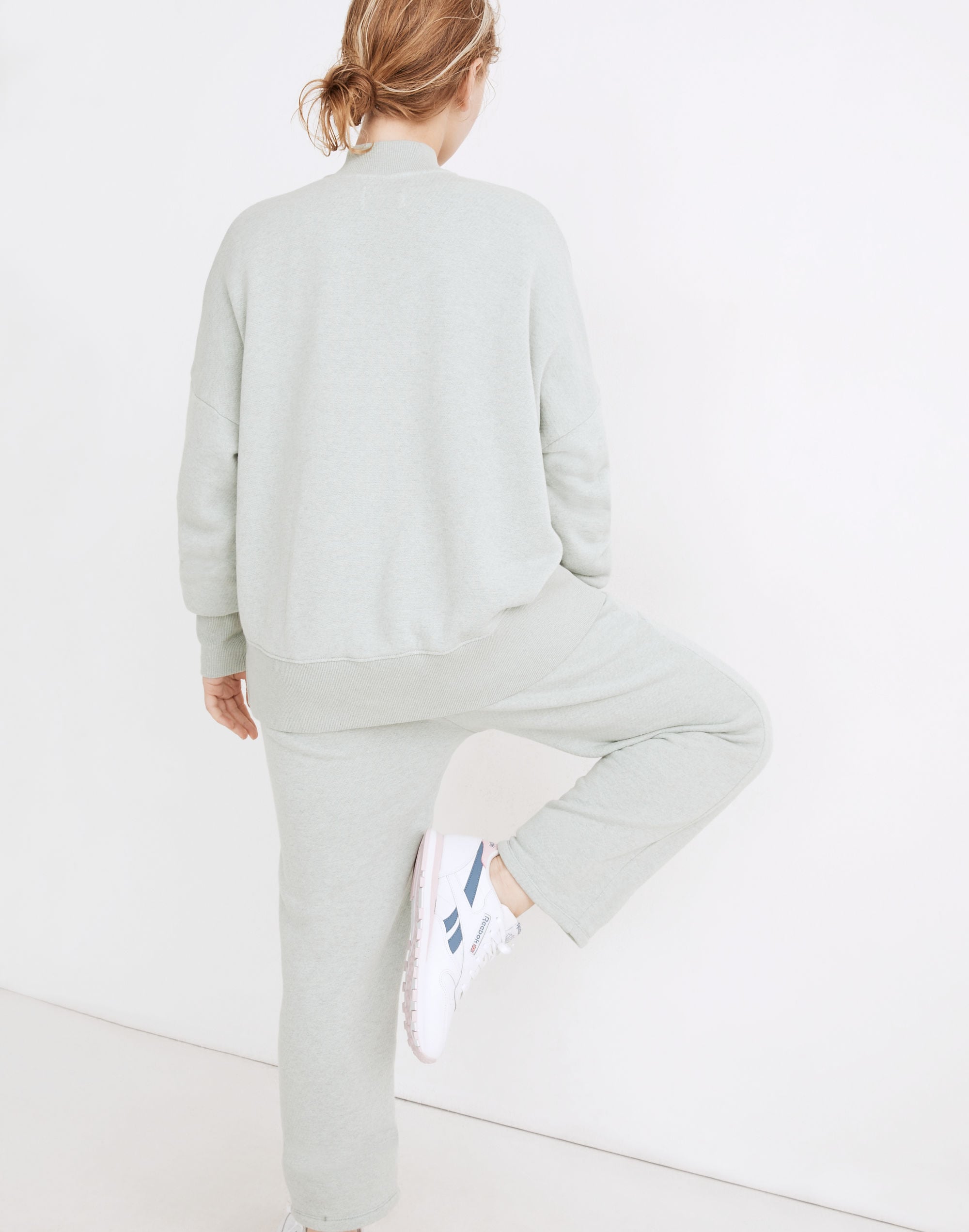 MWL Airyterry Half-Zip Tunic Sweatshirt | Madewell