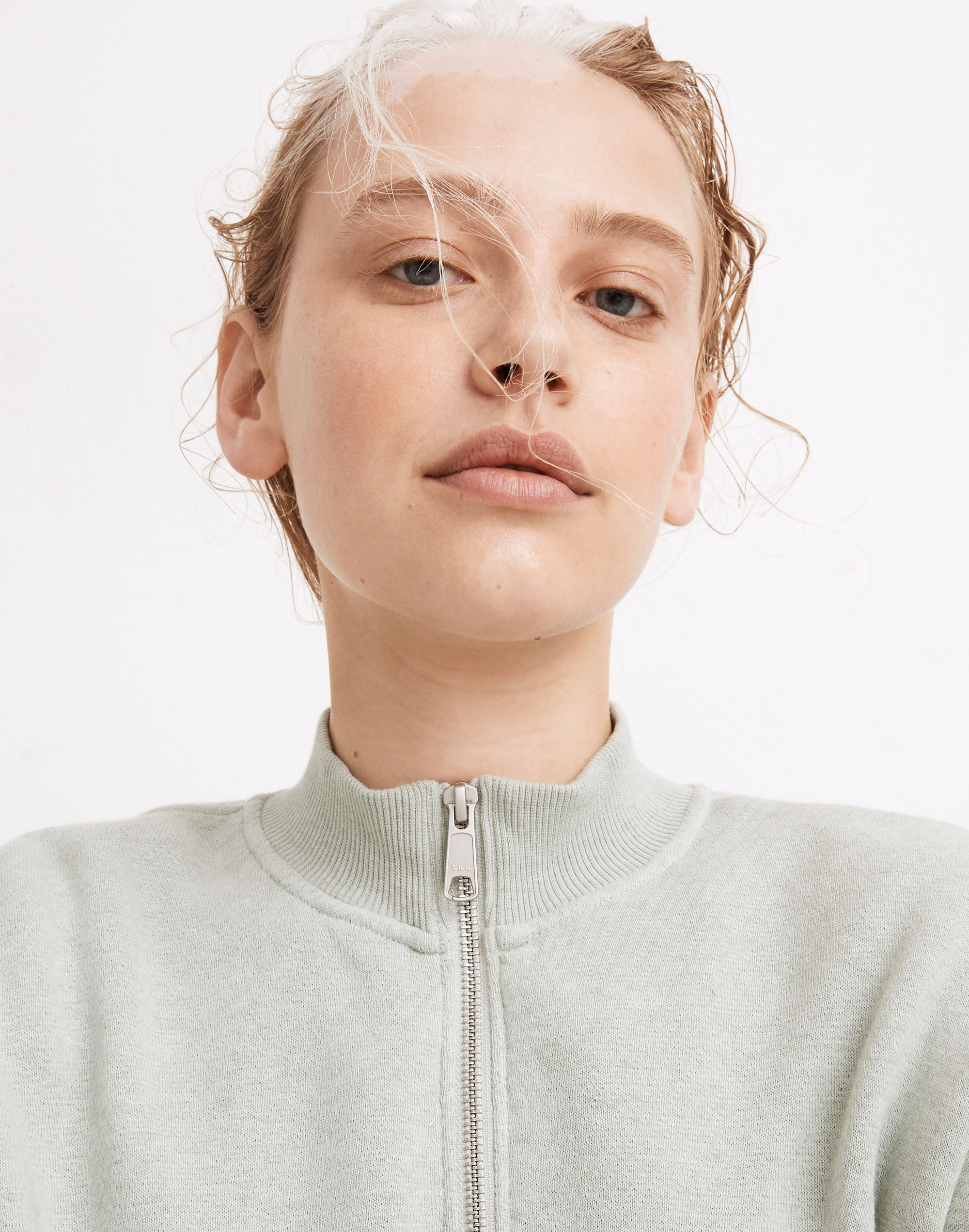 MWL Airyterry Half-Zip Tunic Sweatshirt | Madewell