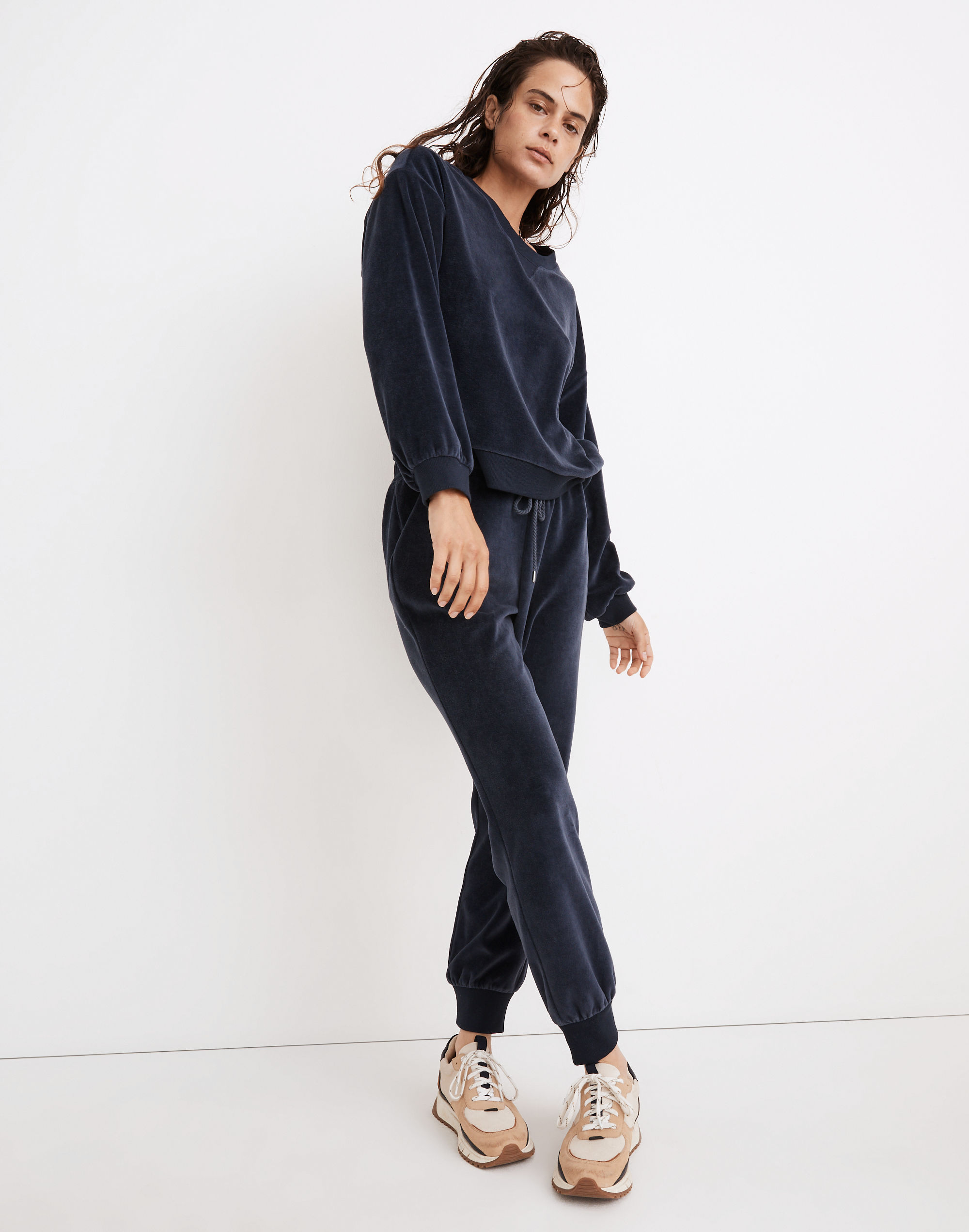 MWL Velour Slim Joggers | Madewell