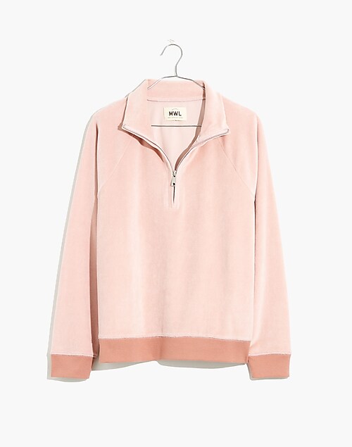 Pale Pink Brushed Slouchy Sweatshirt Wholesale Manufacturer
