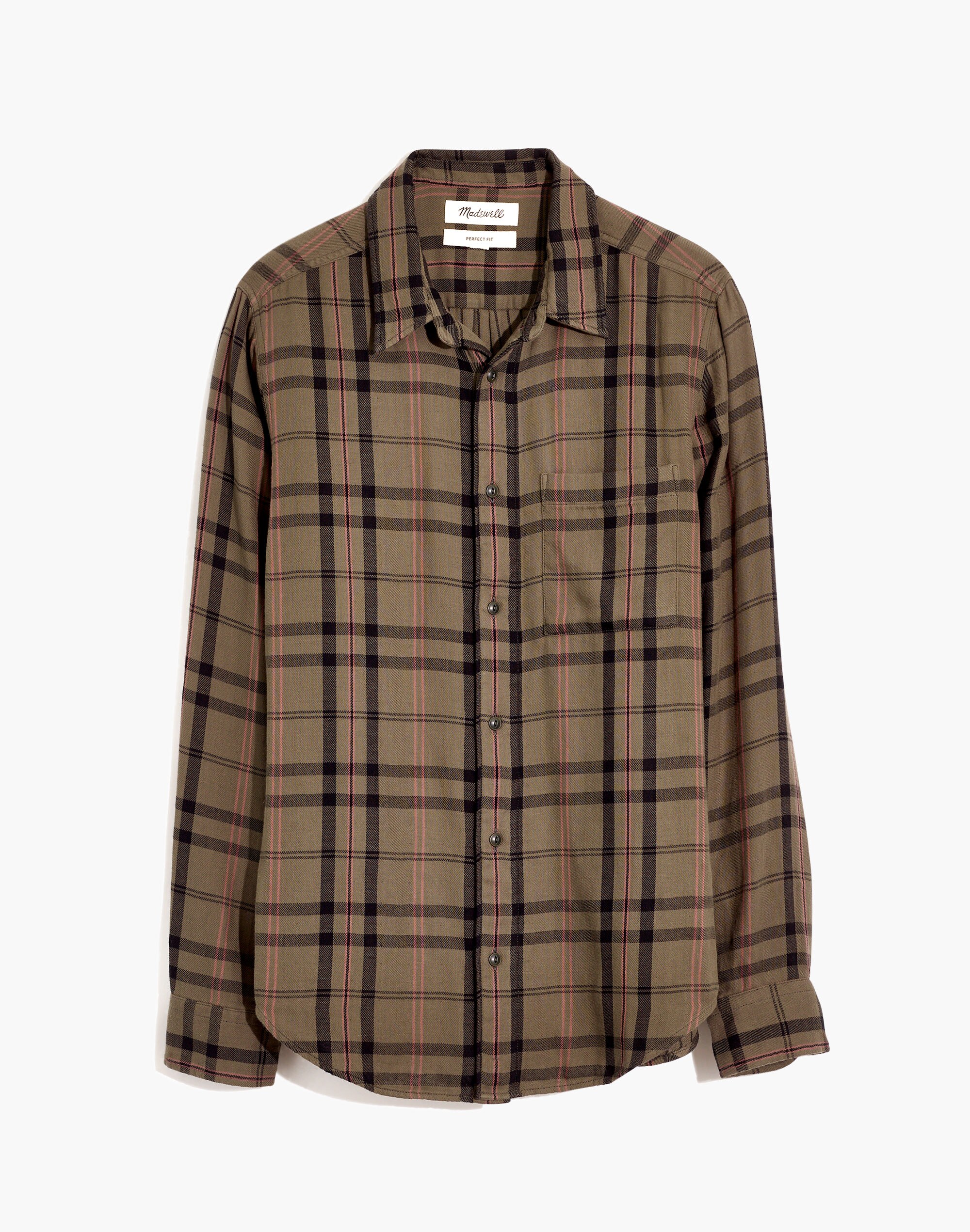 Double-Weave Perfect Long-Sleeve Shirt | Madewell