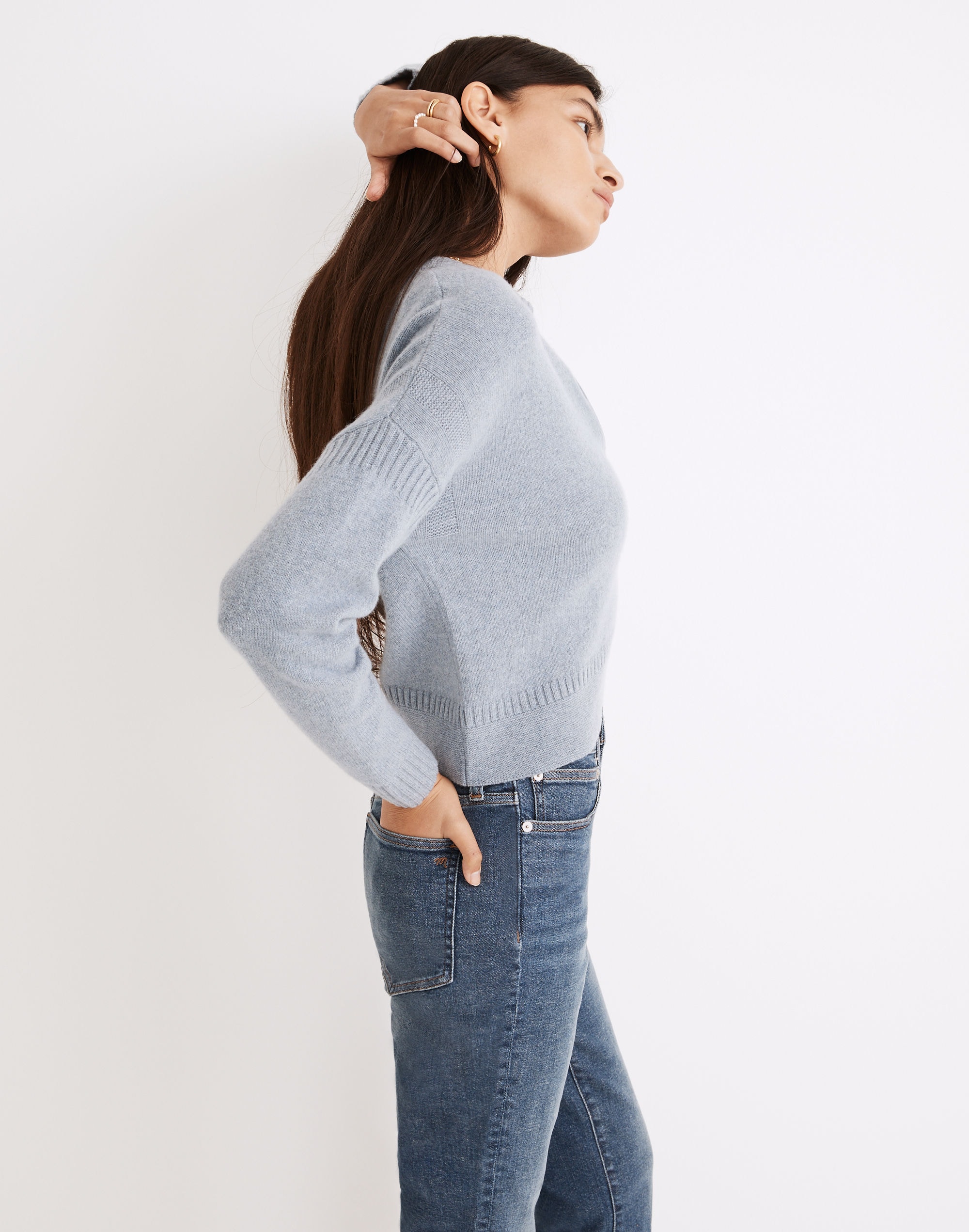 Clemence Cropped Cardigan Sweater | Madewell