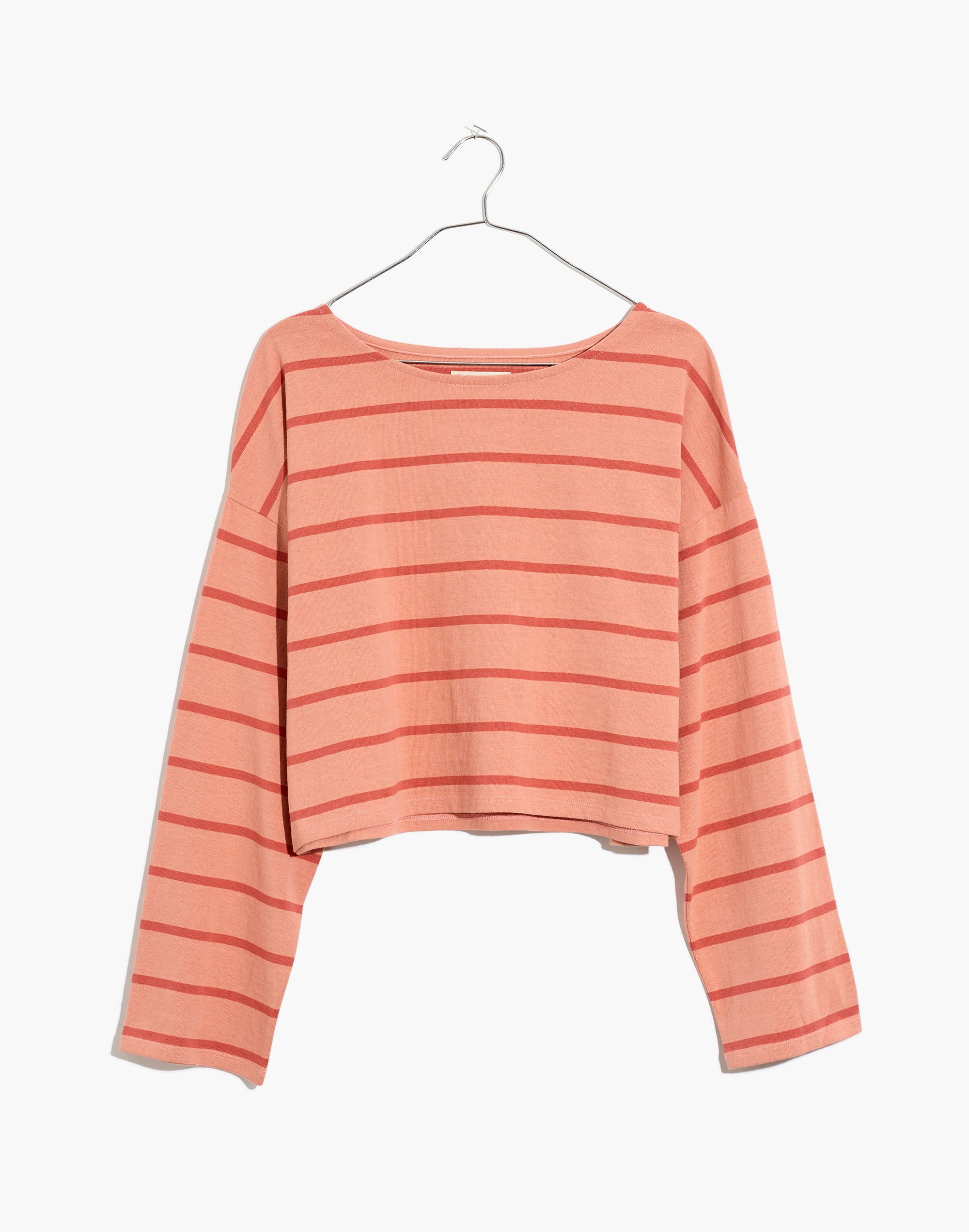 Supercrop Long-Sleeve Tee in Stripe | Madewell