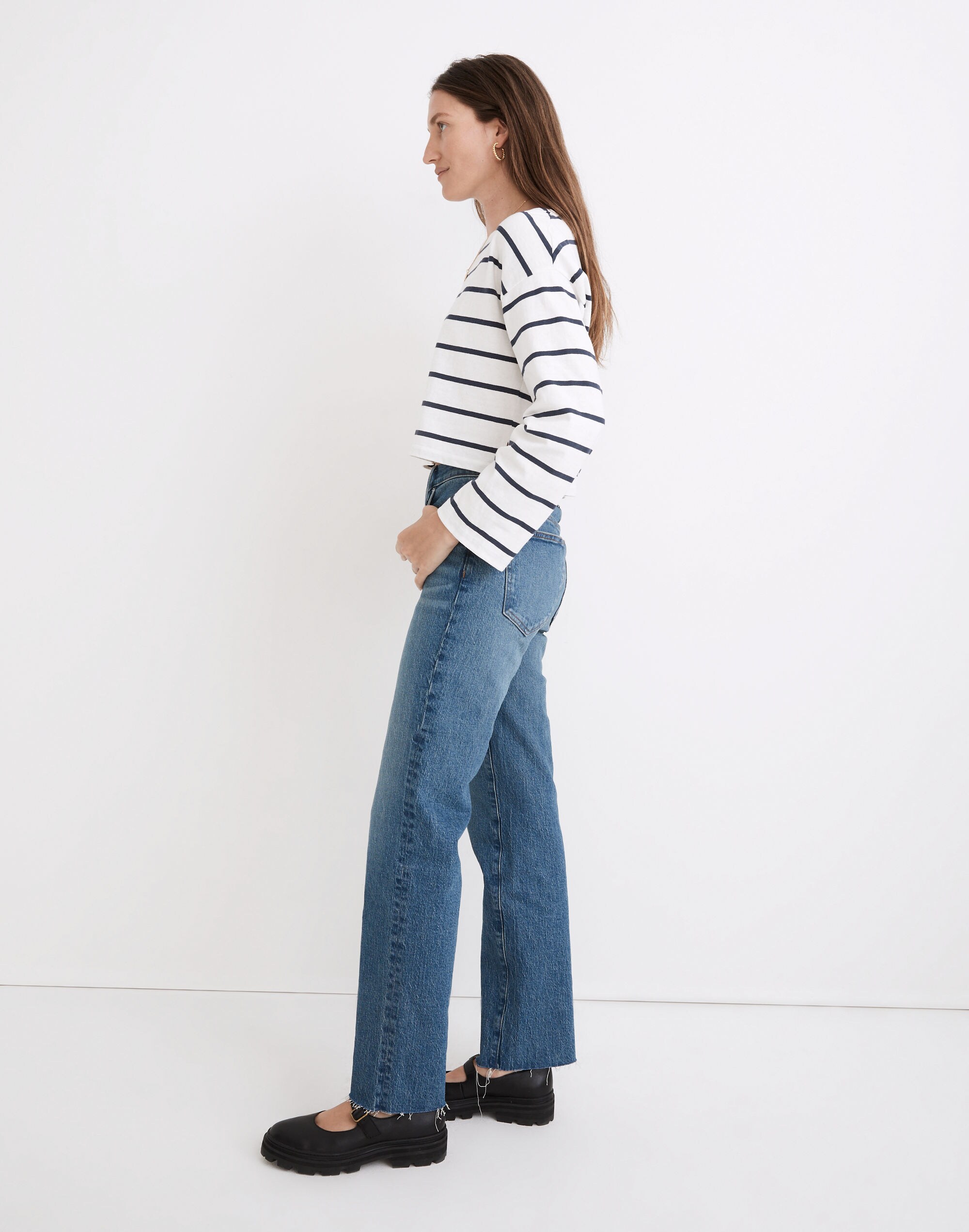 Supercrop Long-Sleeve Tee | Madewell