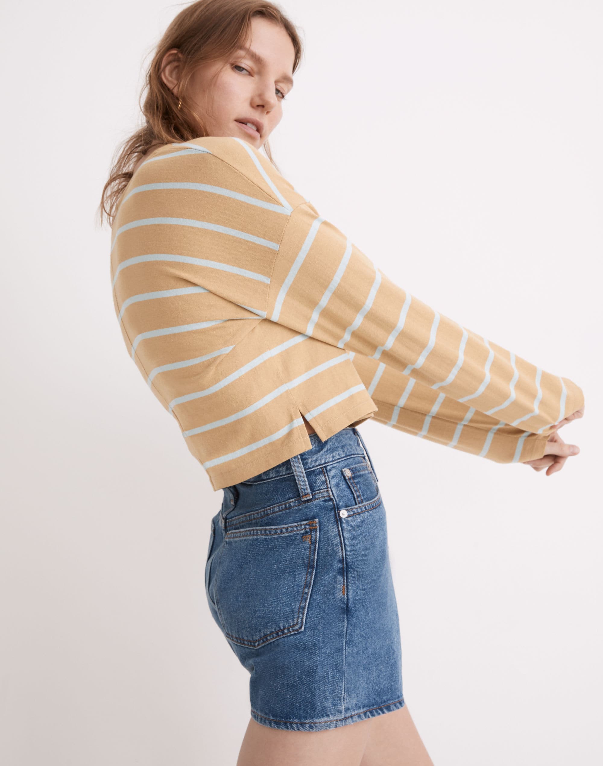 Supercrop Long-Sleeve Tee | Madewell