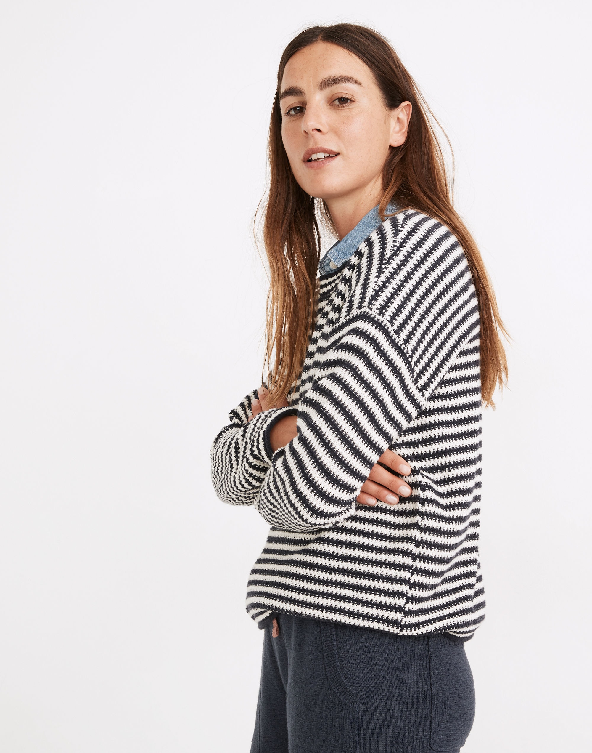 Seagrove Pullover Sweater in Stripe | Madewell