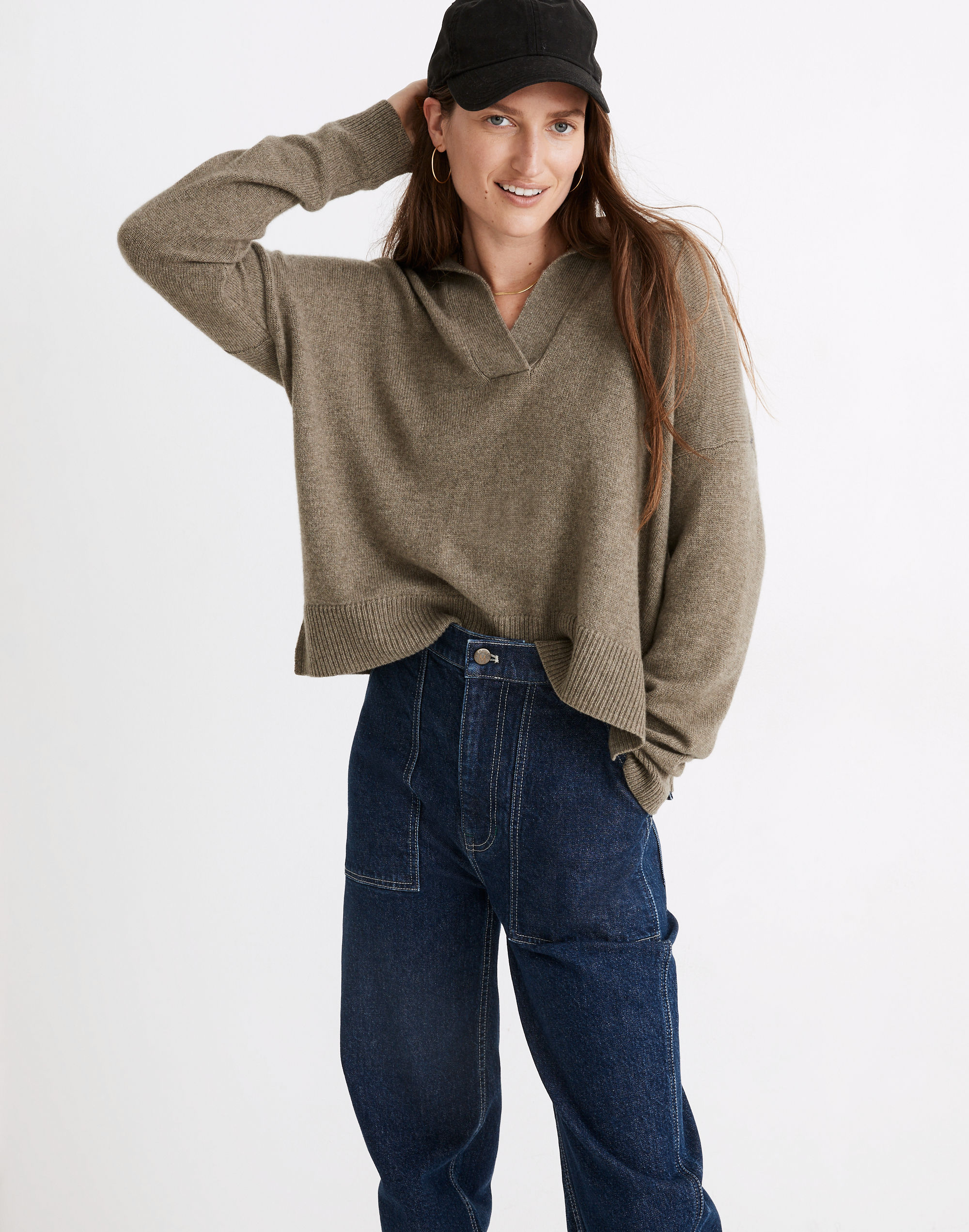 Davie Polo Sweater | Madewell