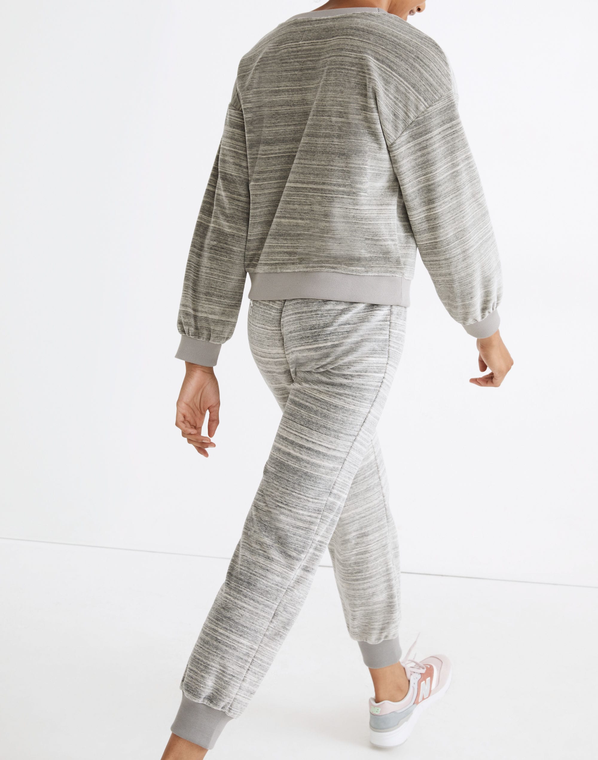 MWL Velour Space-Dyed Slim Joggers | Madewell