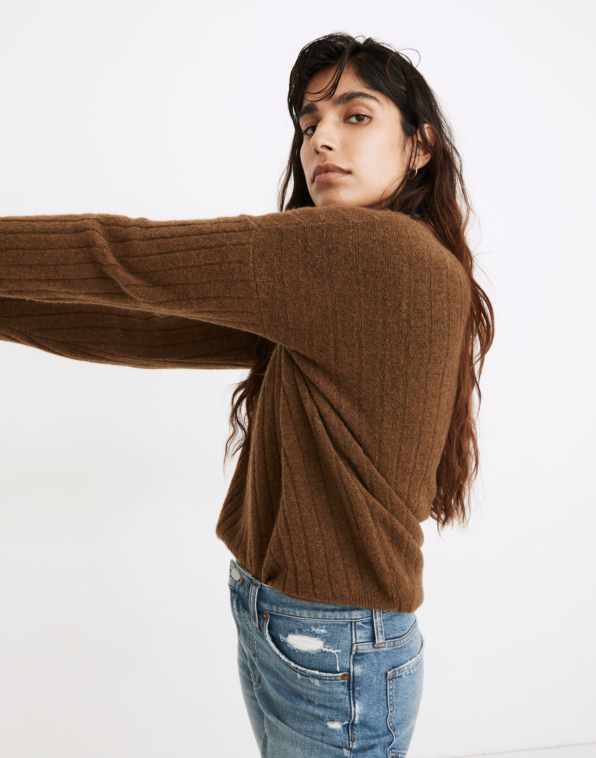 Bowden Henley Sweater Coziest Yarn | Madewell