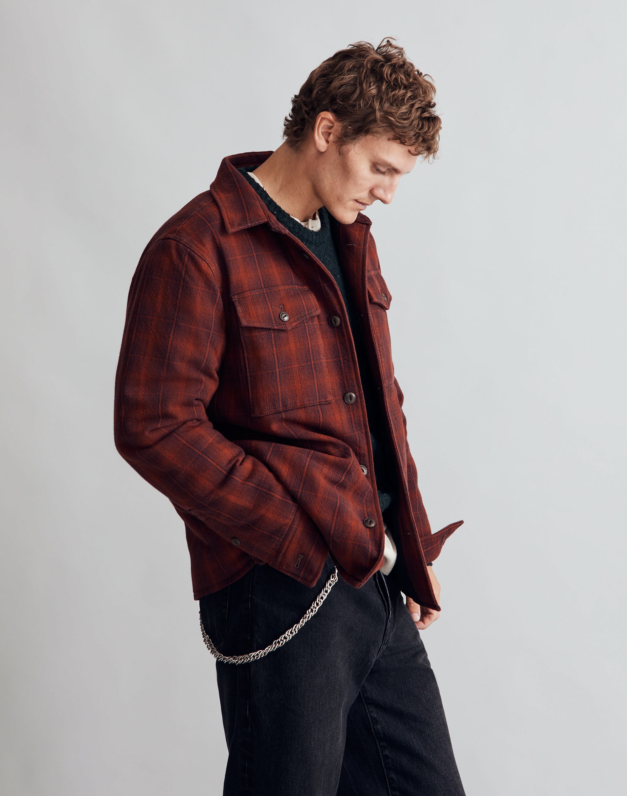 Quilted Shirt-Jacket Plaid | Madewell