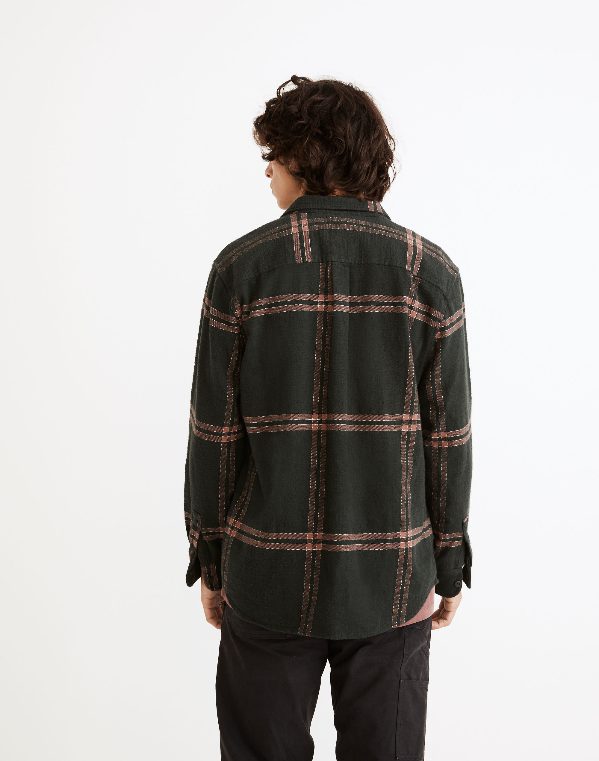 Slub Flannel Perfect Long-Sleeve Shirt in Plaid | Madewell