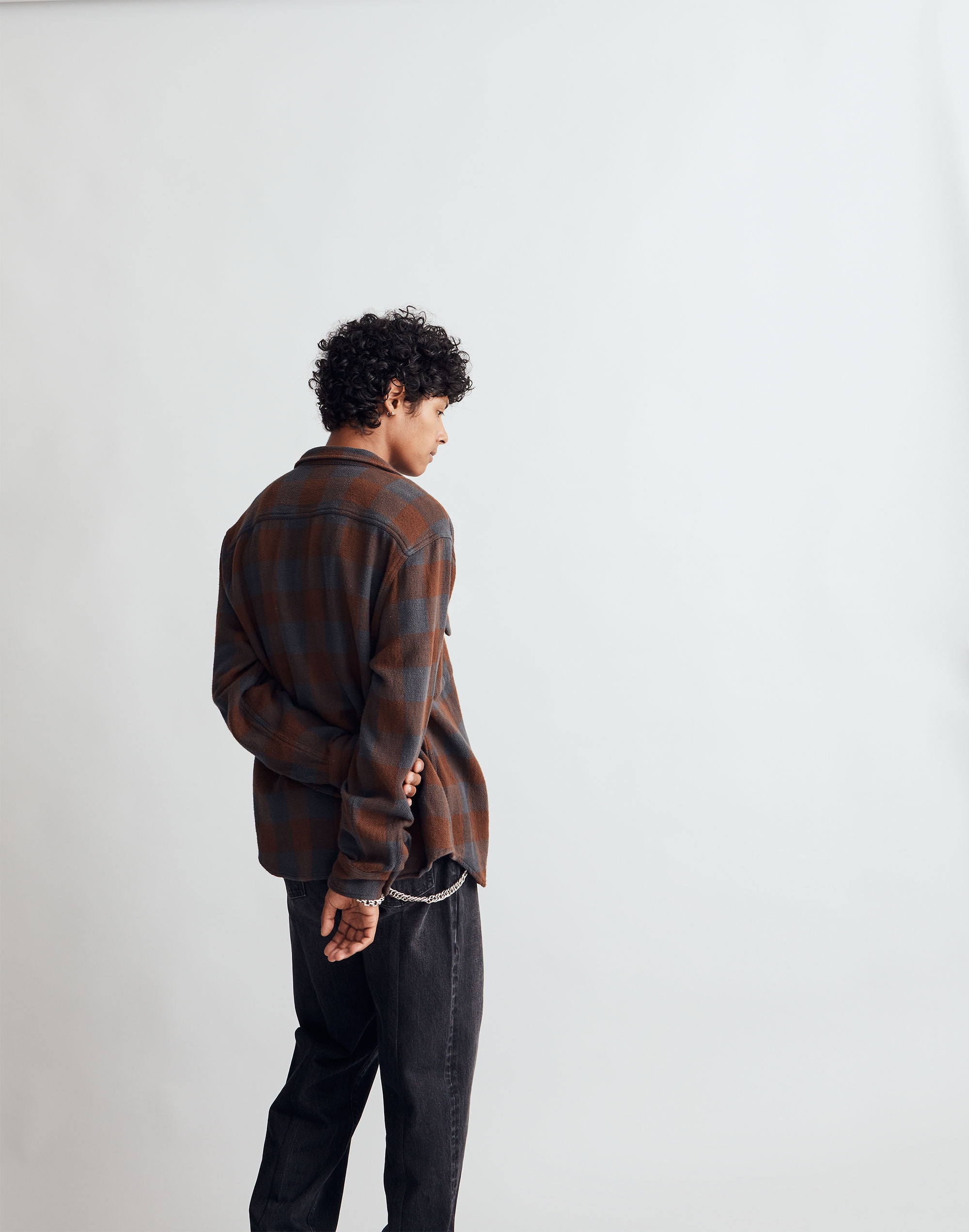 Brushed Twill Easy Shirt-Jacket