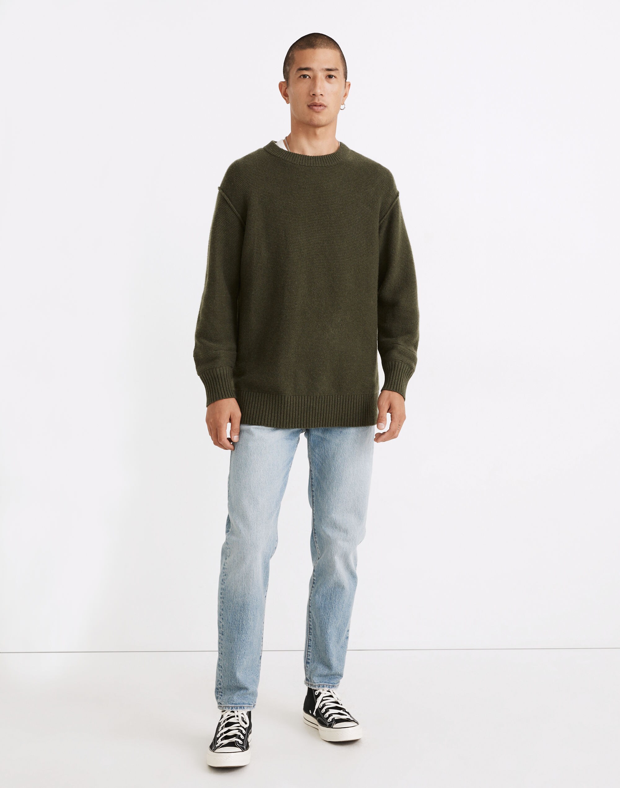 (Re)sourced Cashmere Donegal Sweater | Madewell