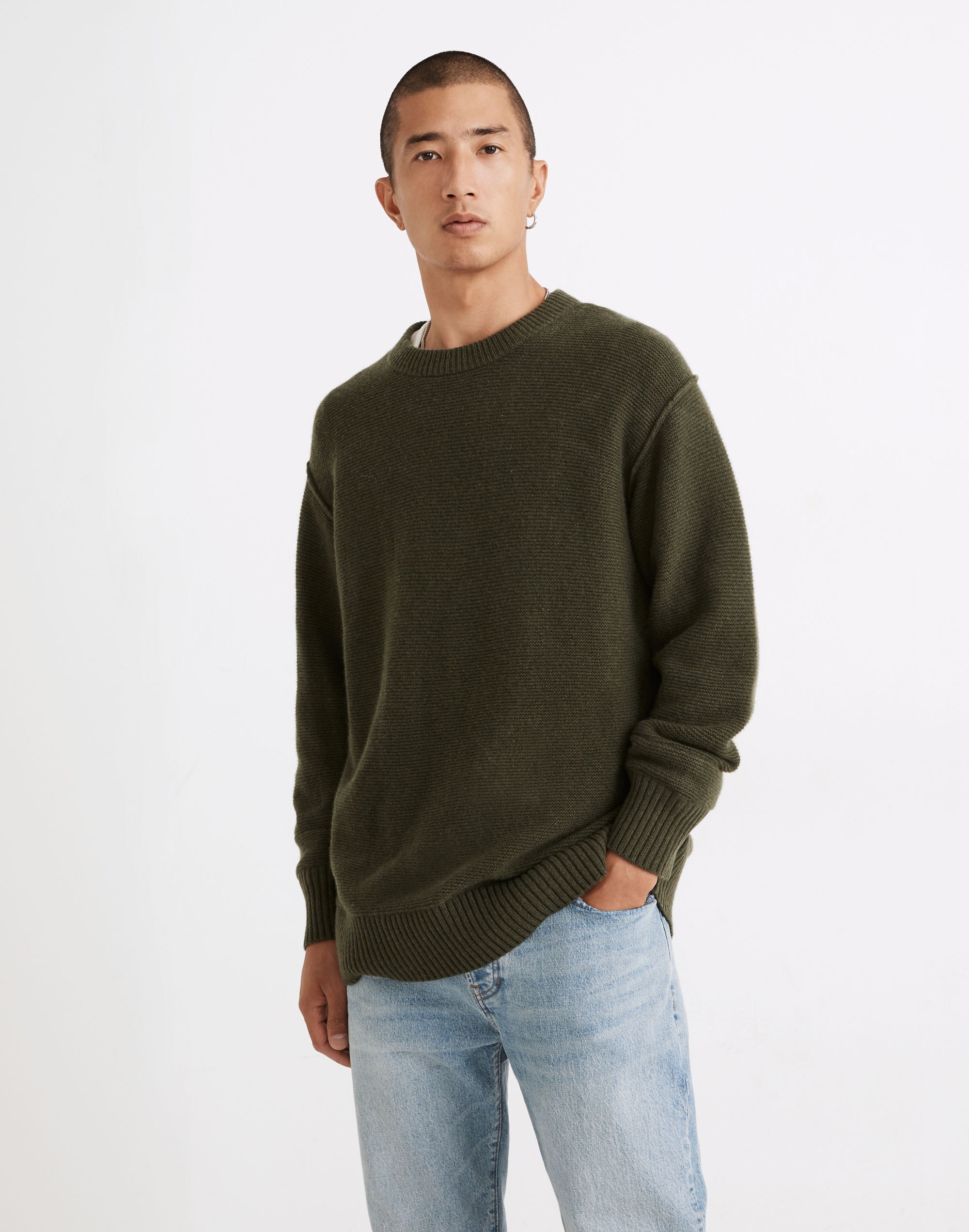 (Re)sourced Cashmere Donegal Sweater | Madewell