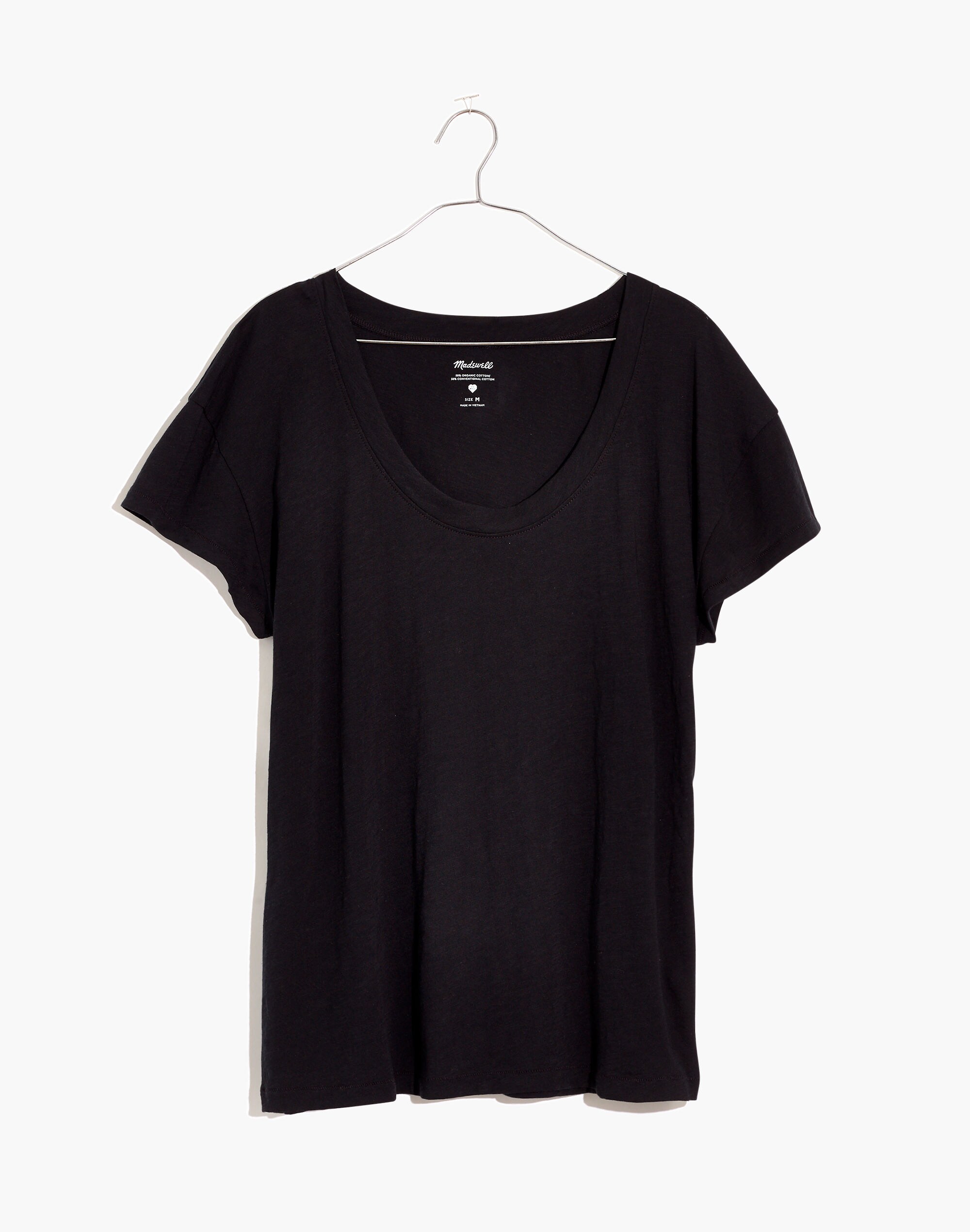 Whisper Cotton Scoopneck Tee | Madewell