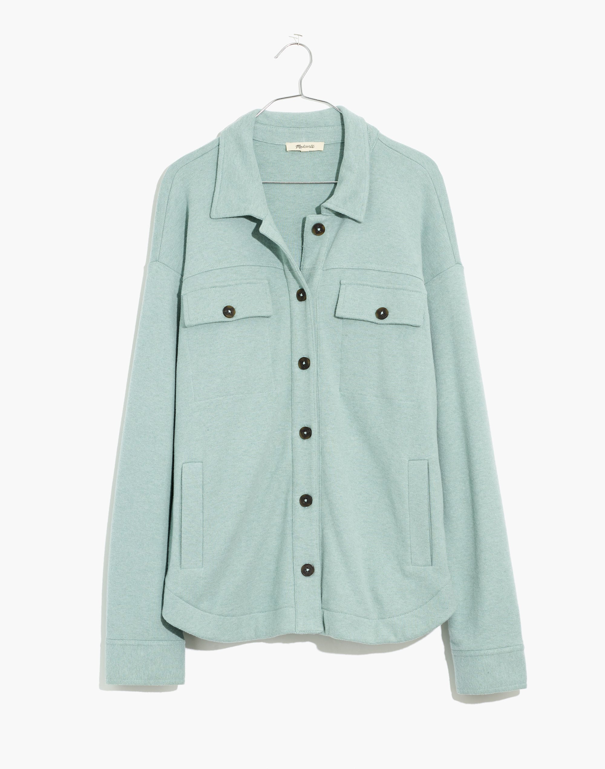 Brushed Knit Shirt-Jacket | Madewell